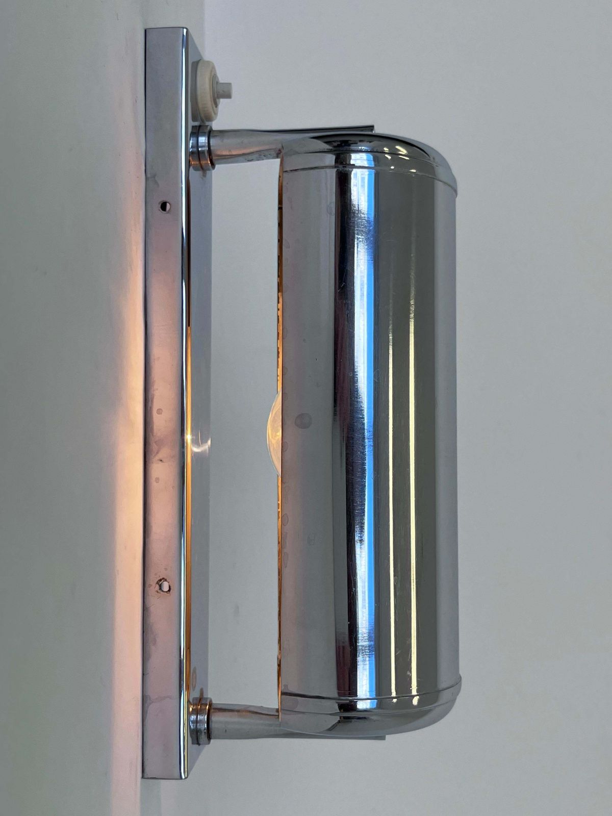 Bauhaus verstelbare chromen wandlamp, jaren 1930 – Tsjecho-Slowakije photo furniture