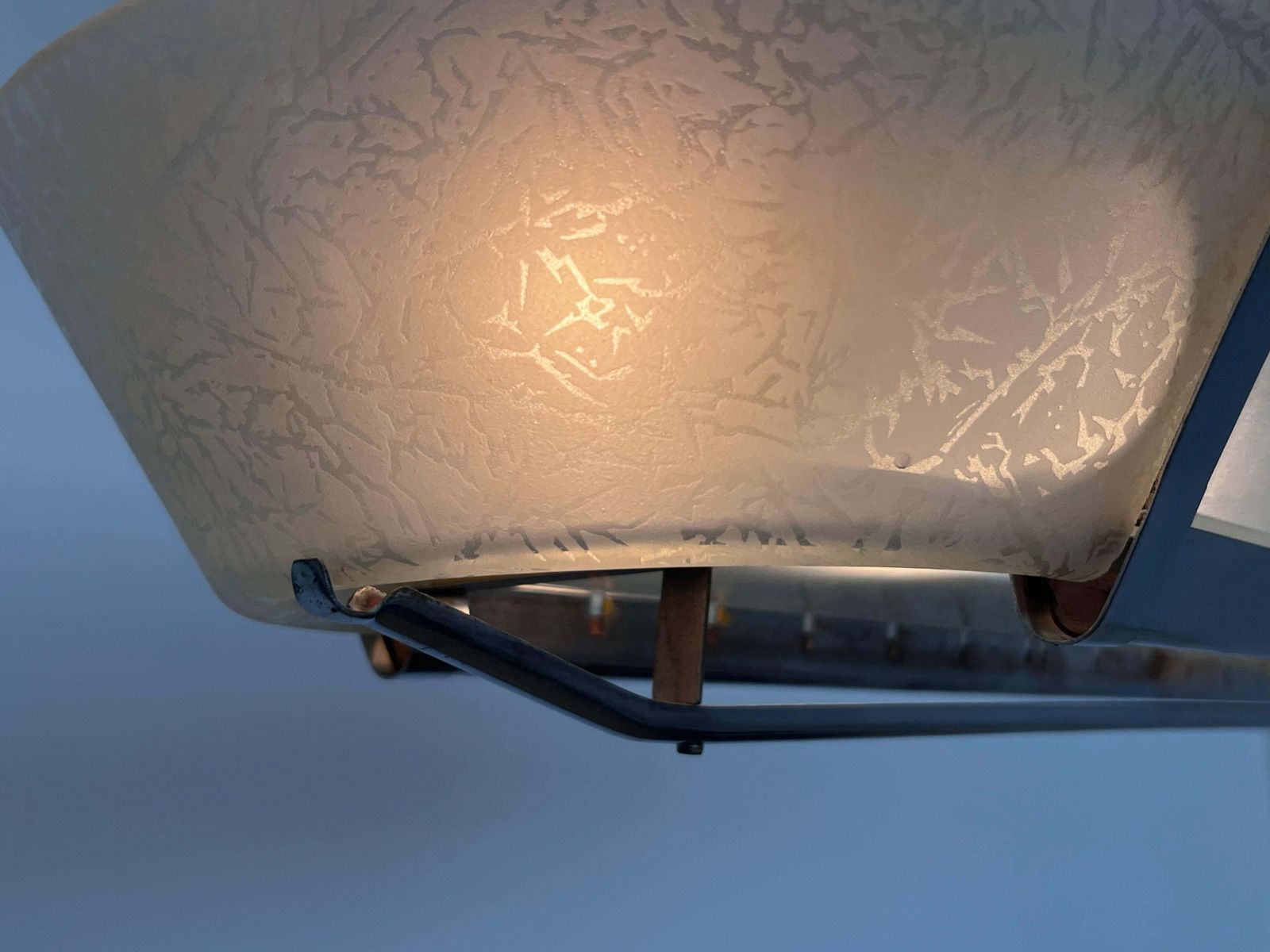 photo vinterior XXL Design Chrome Bauhaus Hanglamp | ca. jaren 1940 / Tsjecho-Slowakije