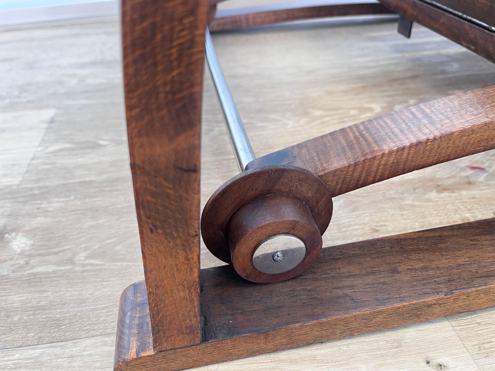 Zeer zeldzame verstelbare fauteuil H 74 van Jindřich Halabala voor UP Závody, jaren 1930 photo Meubels