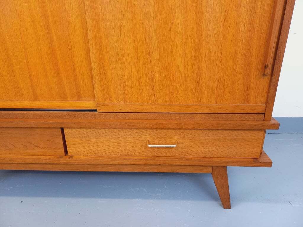 Wardrobe With Two Oak Doors 3, 1960s photo 1060.0