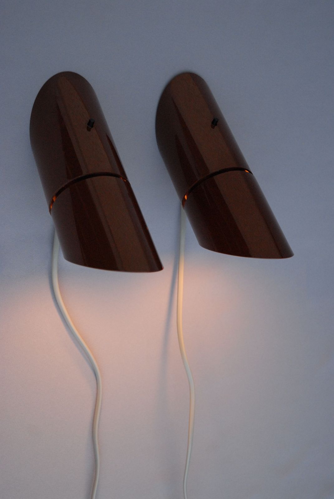 Pair Of Phister Wall Lamps By Hans Due For Fog & Mørup, Denmark, 1977 photo buy