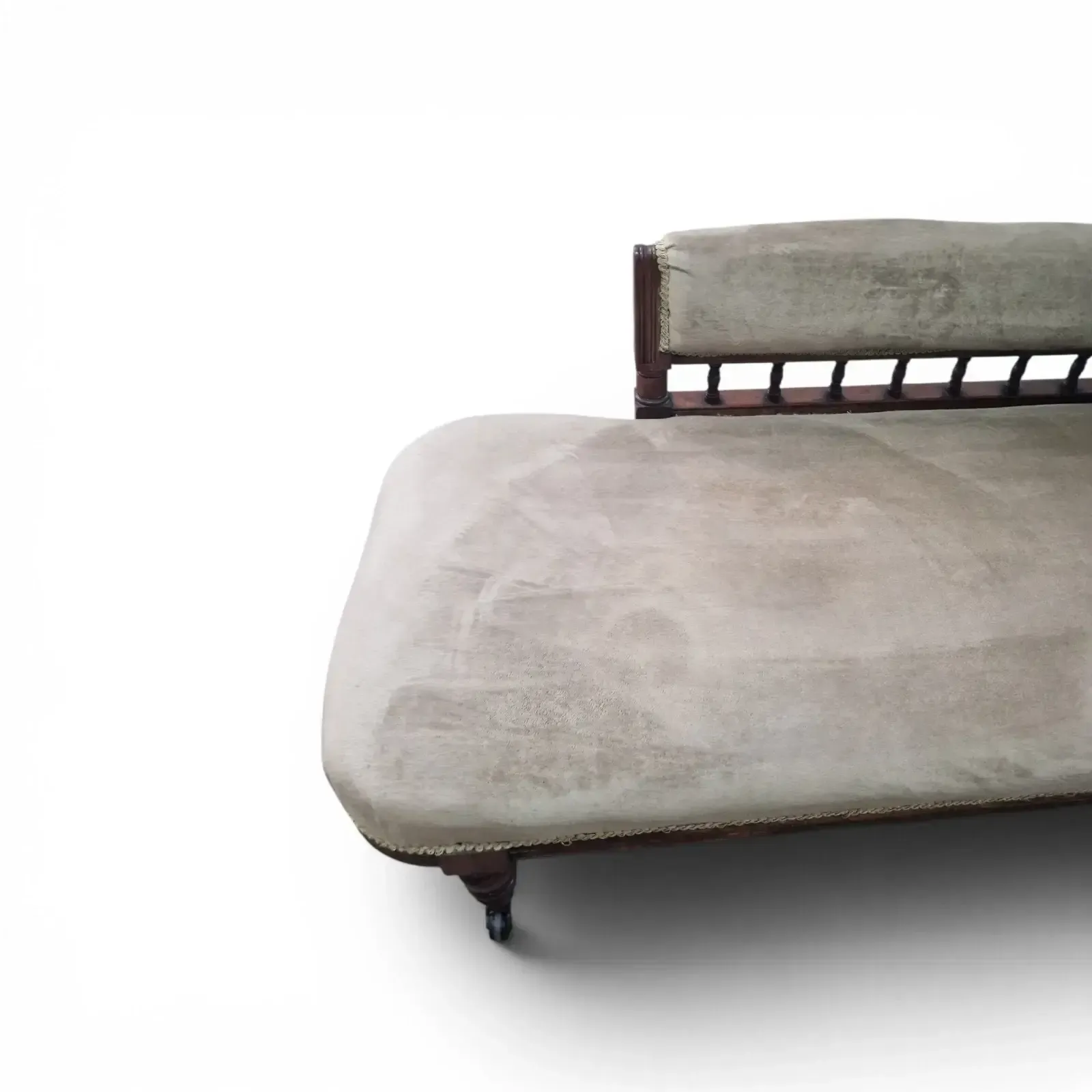 Victorian Style Chaise Longue Button Back Daybed Lounge Chair Sofa Settee photo vinterior
