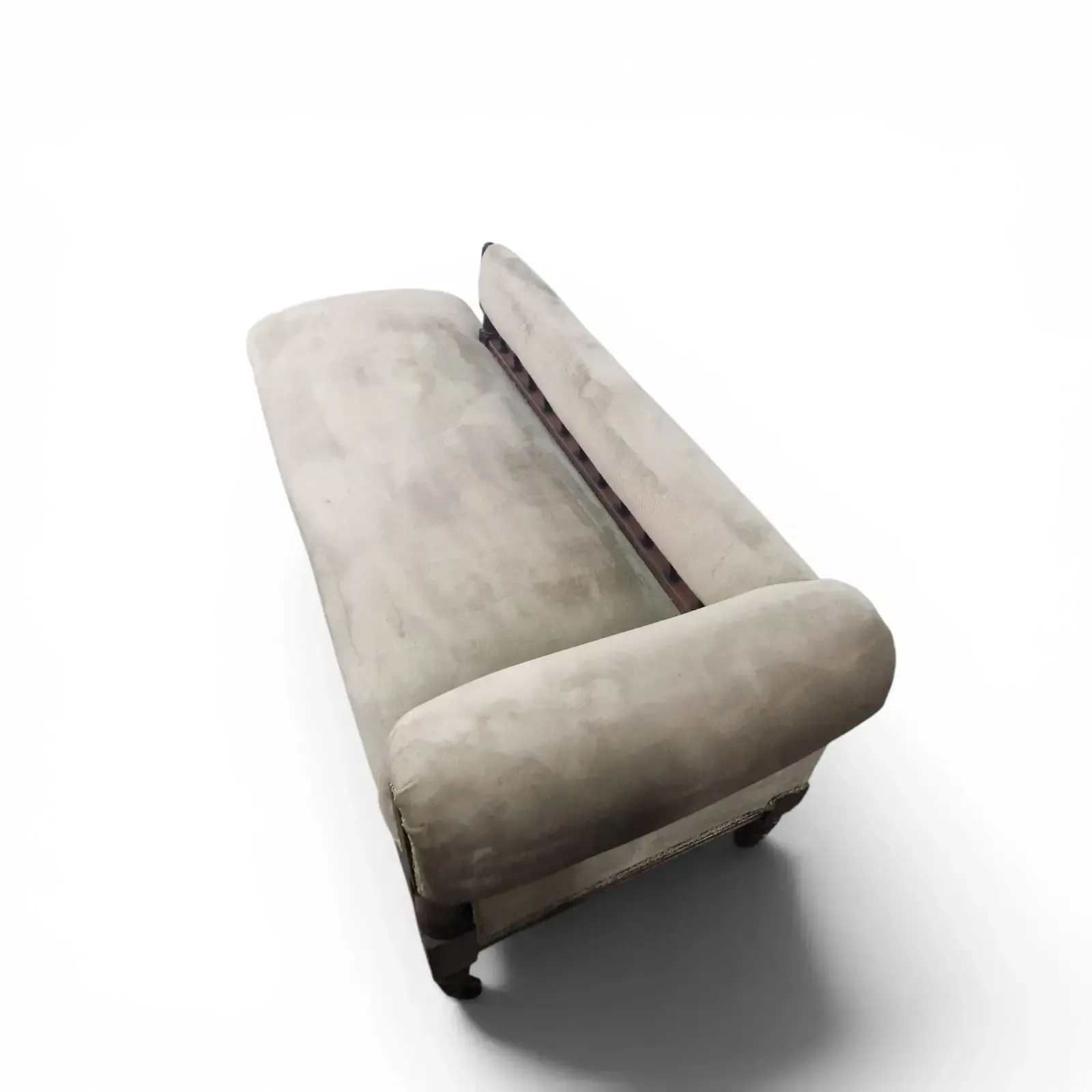 395.0 Victorian Style Chaise Longue Button Back Daybed Lounge Chair Sofa Settee photo