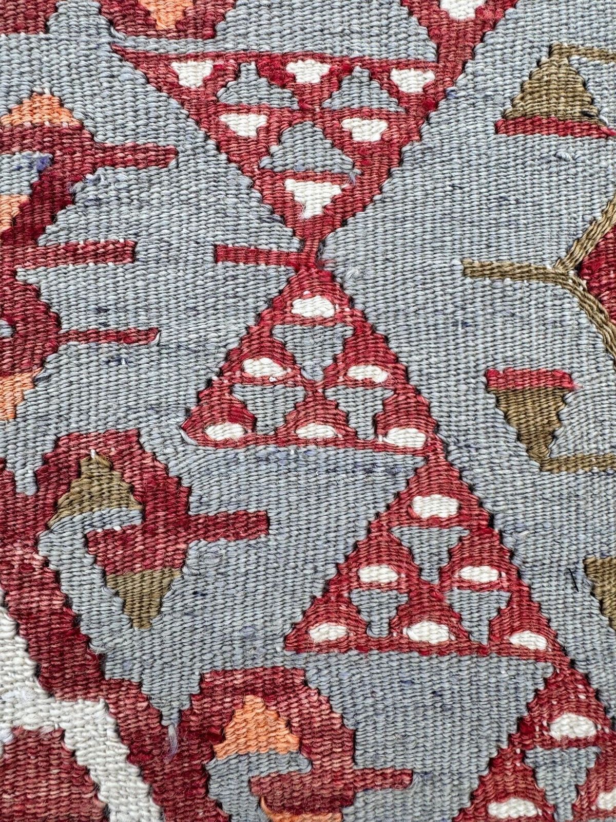 Furniture Kilim Covered Stool 0.42m X 0.31m X H0.25m photo