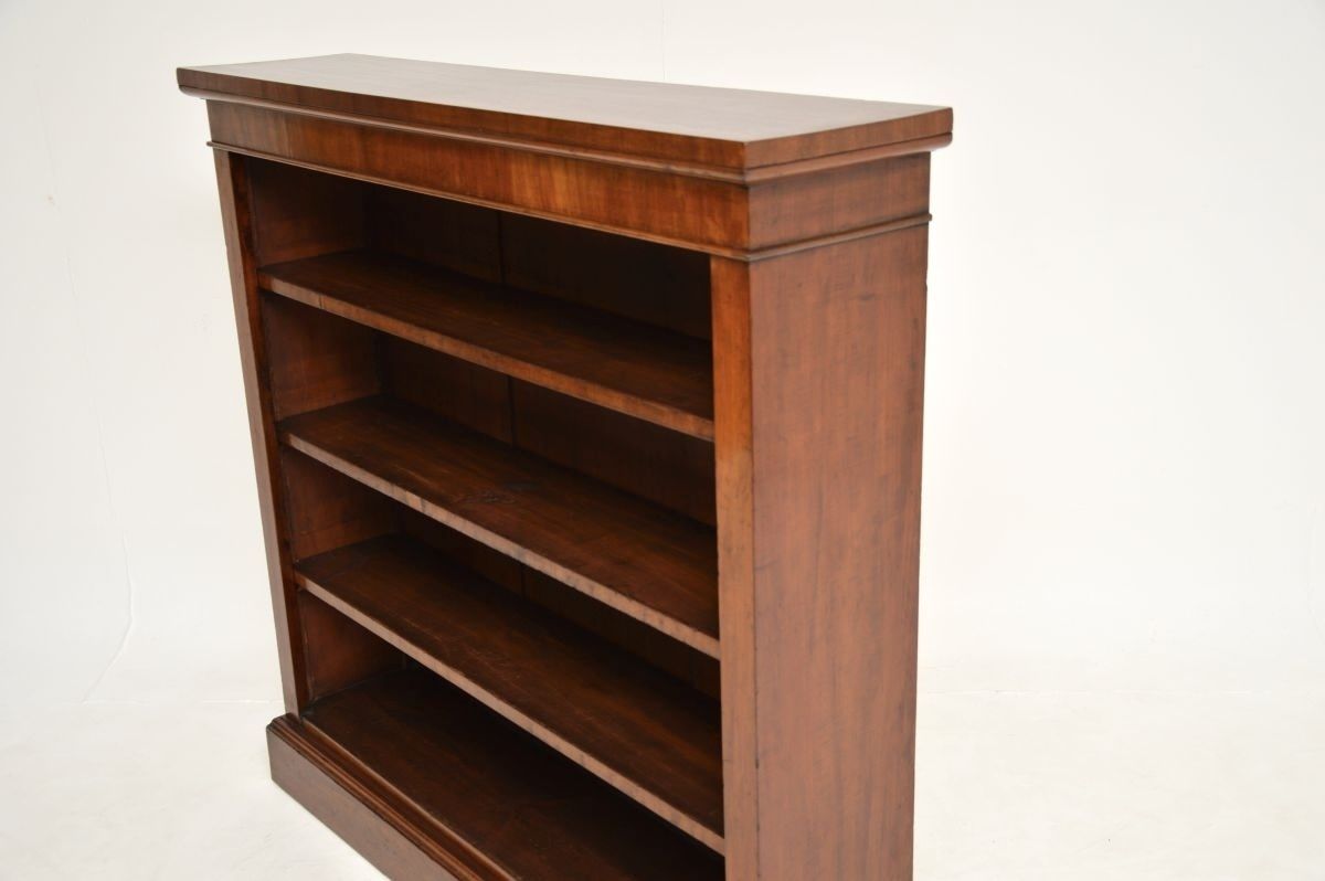 photo for sale Antique Victorian Mahogany Open Bookcase