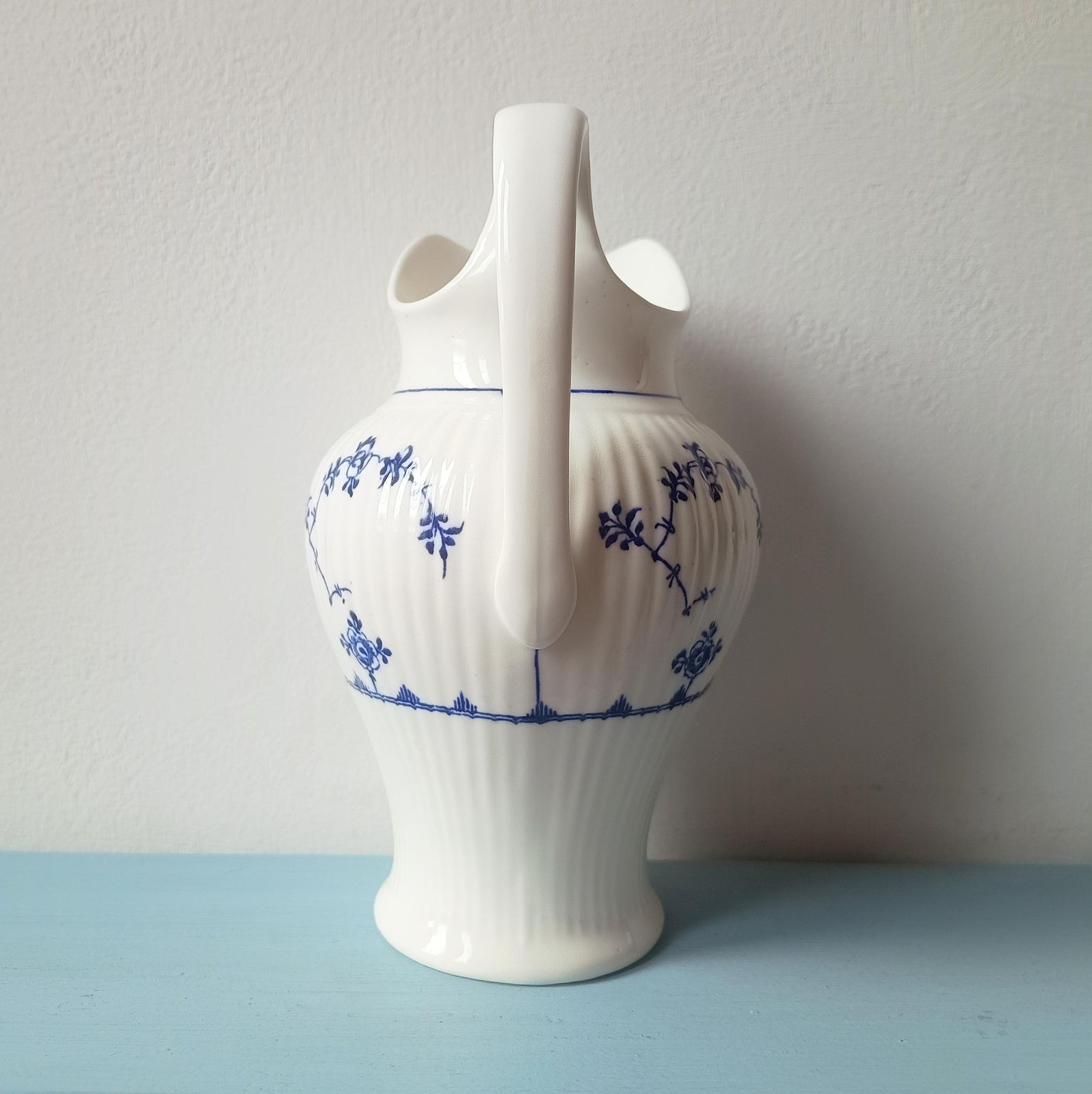 55.0 Antiek Mintons Danish Pattern Ewer, Pitcher of Water/Melkkan, begin 20e eeuw, Engeland photo