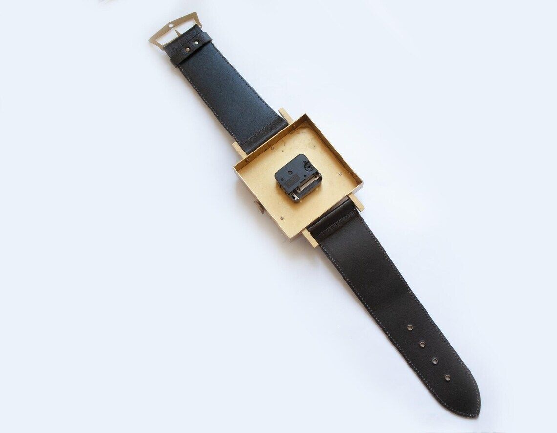 Woonaccessoires XL 30" WLH Germany Wandklok Horloge Stijl Mid-Century Modernisme Kienzle Groot photo
