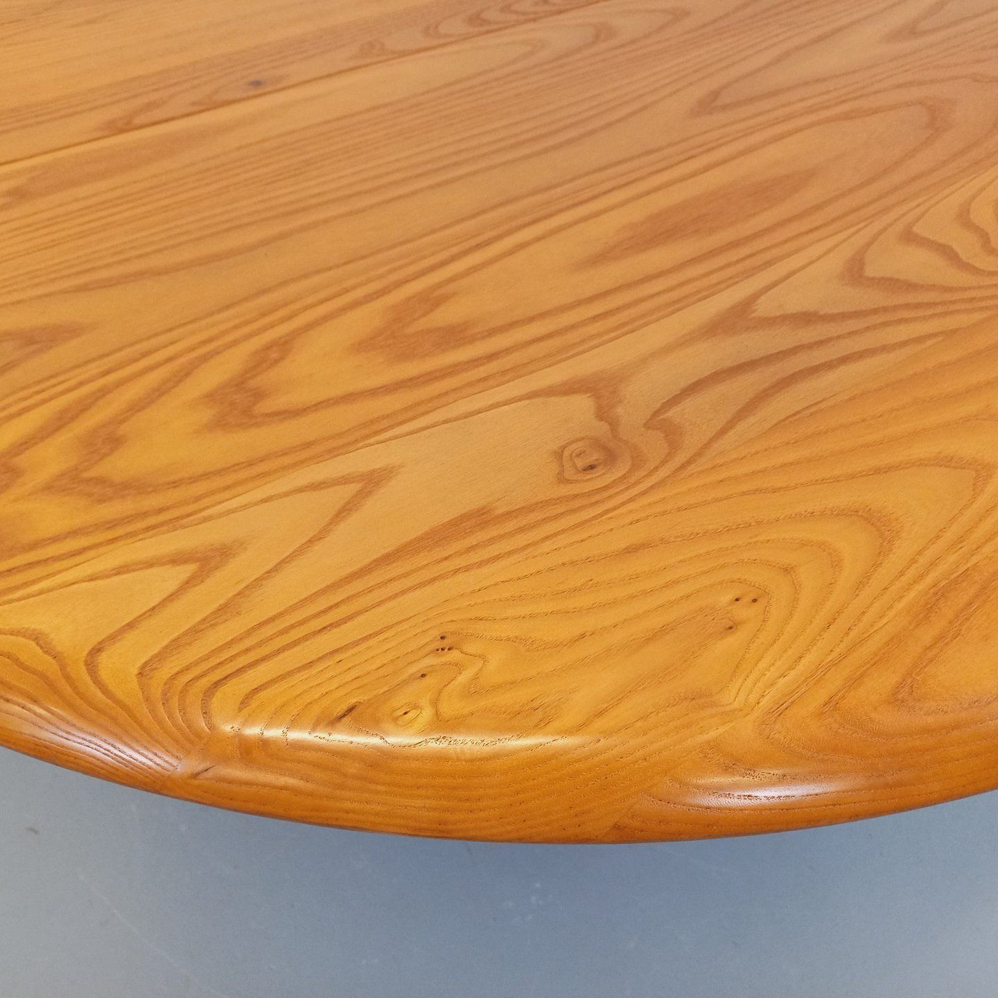 Seltz Round Table In Solid Blond Elm With Extensions photo buy