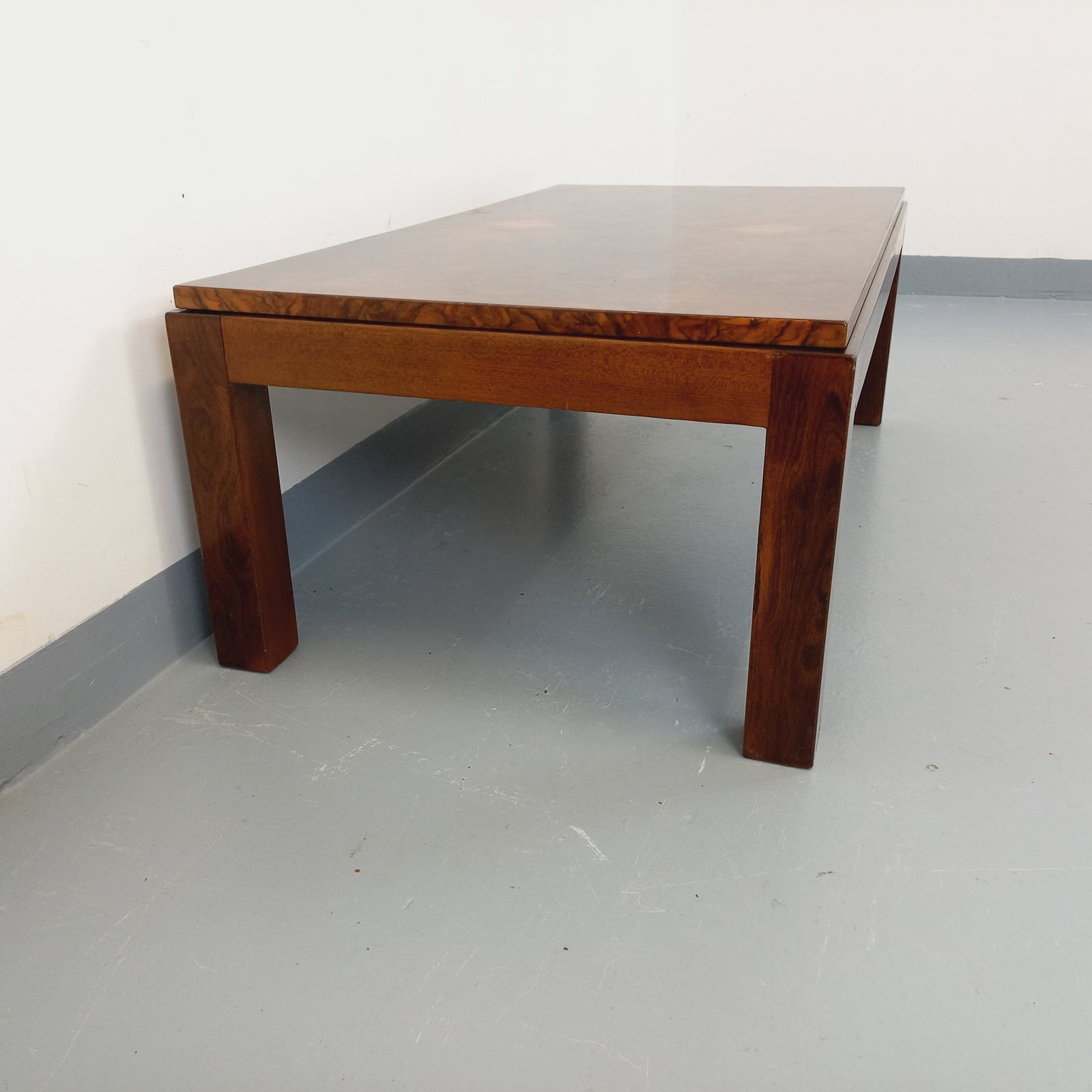 photo for sale Rectangular Coffee Table In Elm And Elm Burl