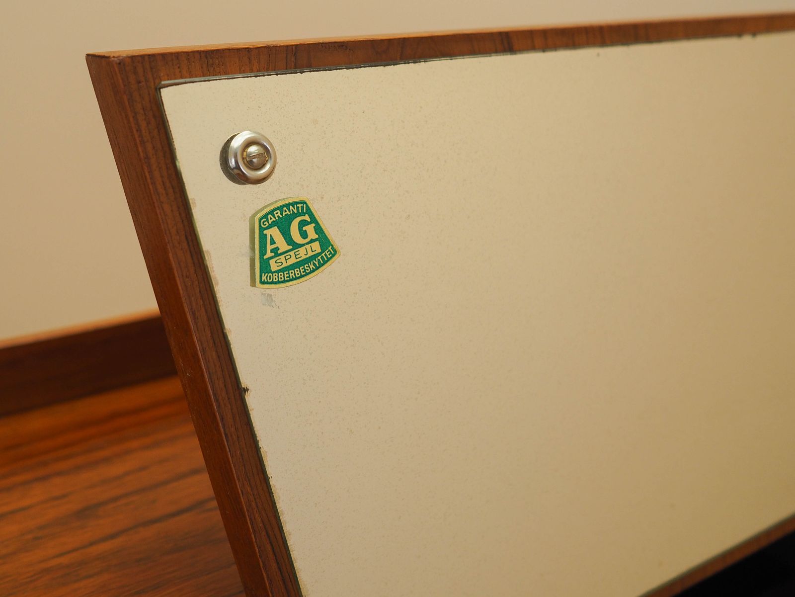 Meubels Teakhouten secretaire, Deens design, jaren 1970, fabrikant: AG Spejl Kobberbeskyttet photo