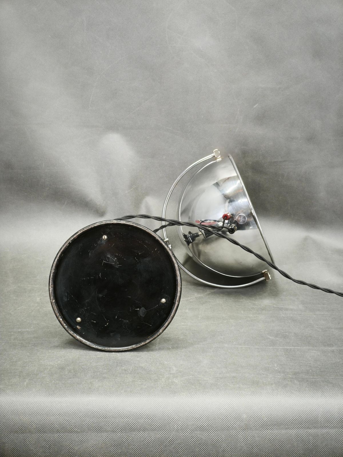 Verlichting Bauhaus Hanau Quartz Chrome Verstelbare Tafellamp uit de jaren 1930, Duitsland photo