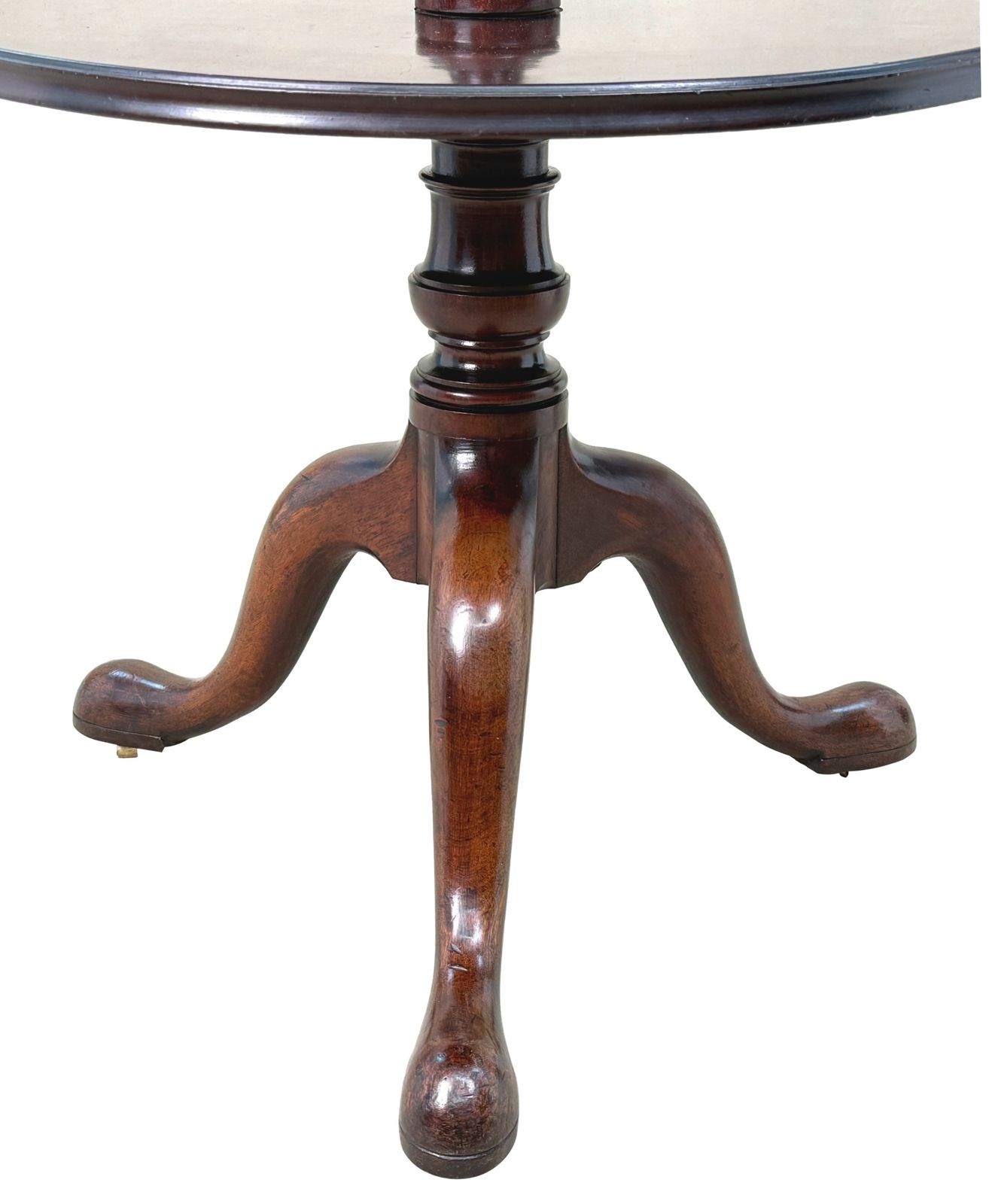 Georgische mahonie dumbwaiter met drie etages (Engeland, ca. 1760) photo vintage