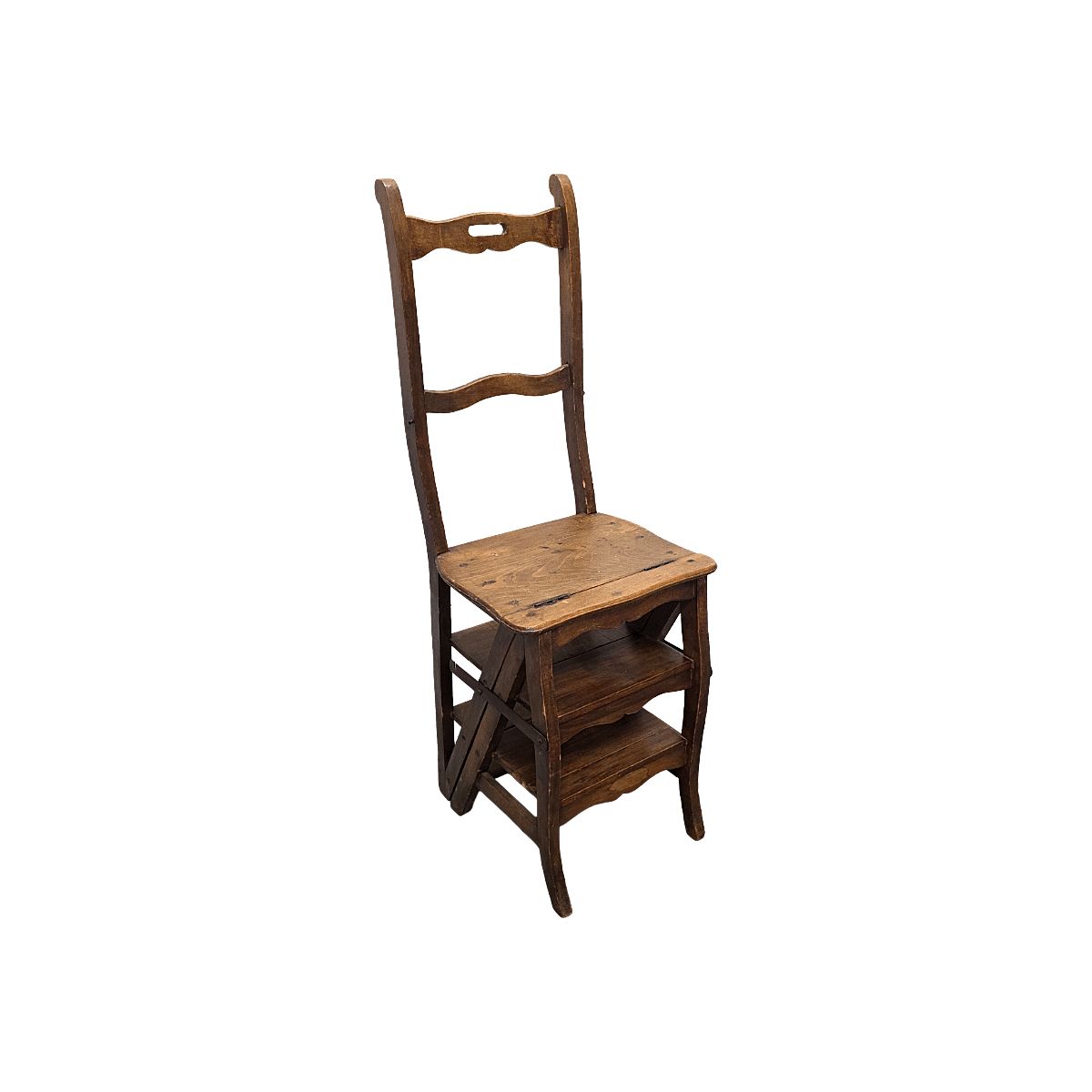 Antieke Franse metamorfosestoeltrap, ca. 1900