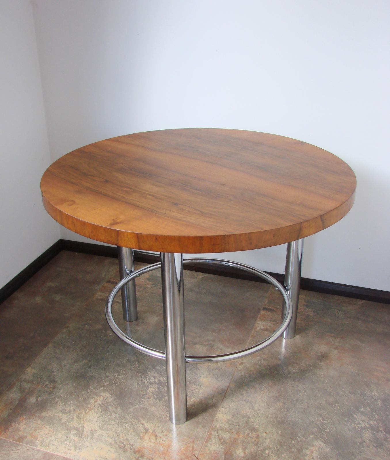 Bauhaus salontafel van Robert Slezák, jaren 1930 photo vintage
