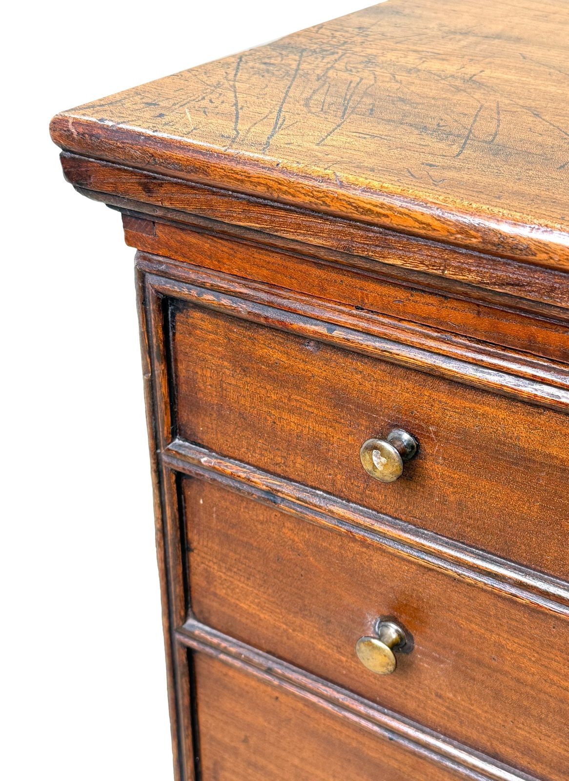 Rare 18th Century Elm Close Stool In The Form Of A Small Georgian Bedside Chest (England, Circa 1730) photo furniture