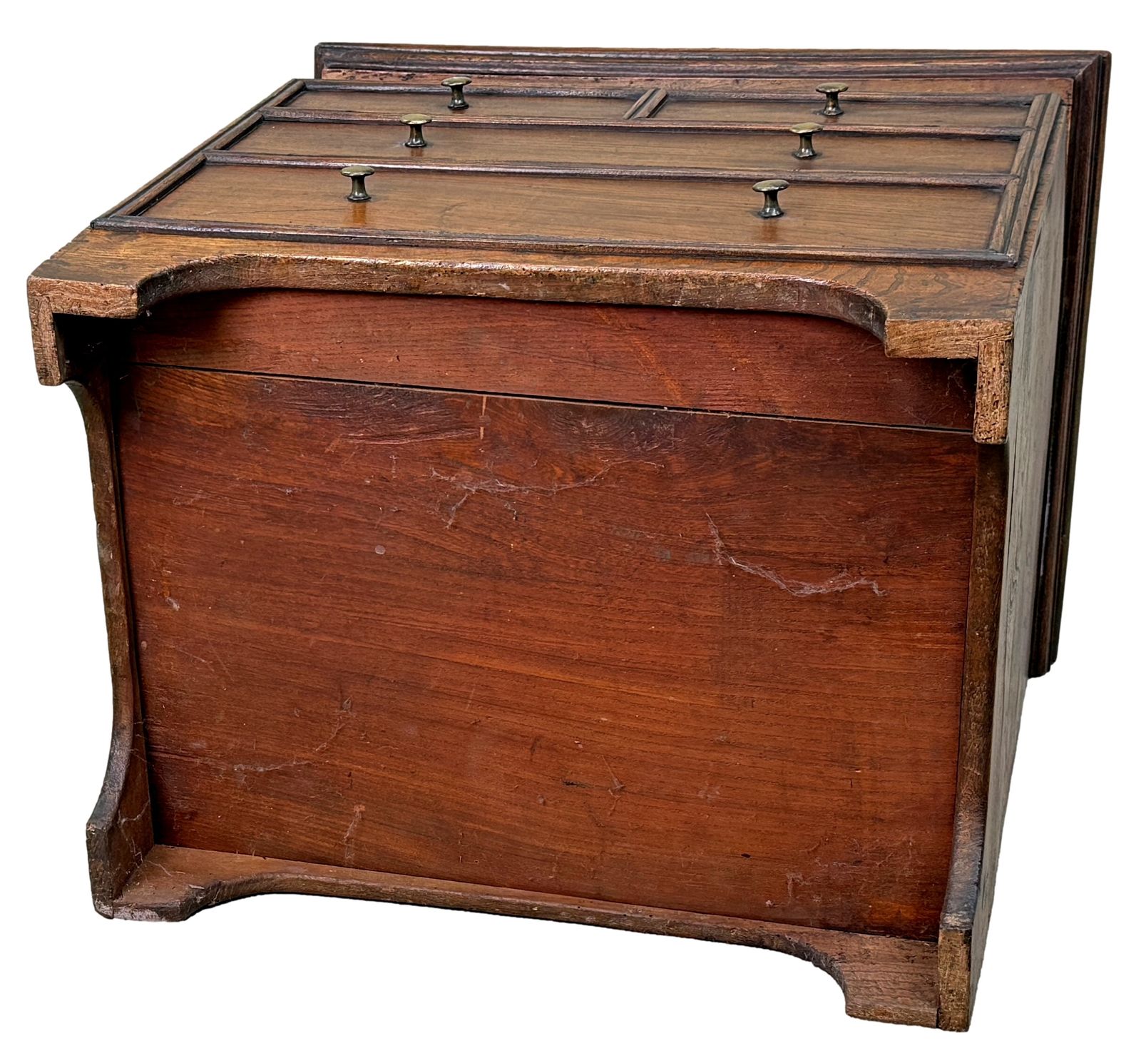 Mobilier Chaise percée en orme, de style georgien, en forme de petite table de chevet, Angleterre, vers 1730 photo