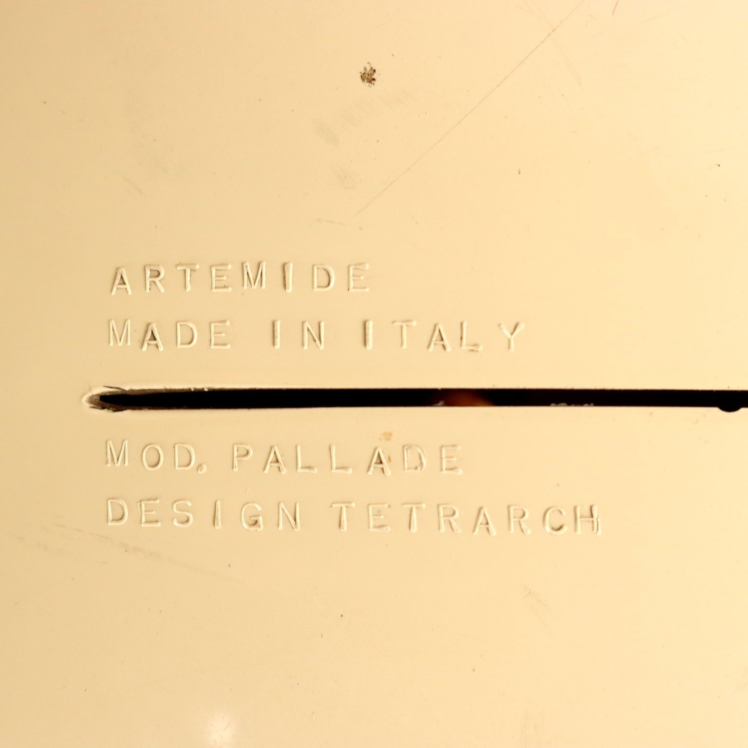 Artemide Pallade Lamp Design Studio Tetrarch Vintage 1970s photo vinterior