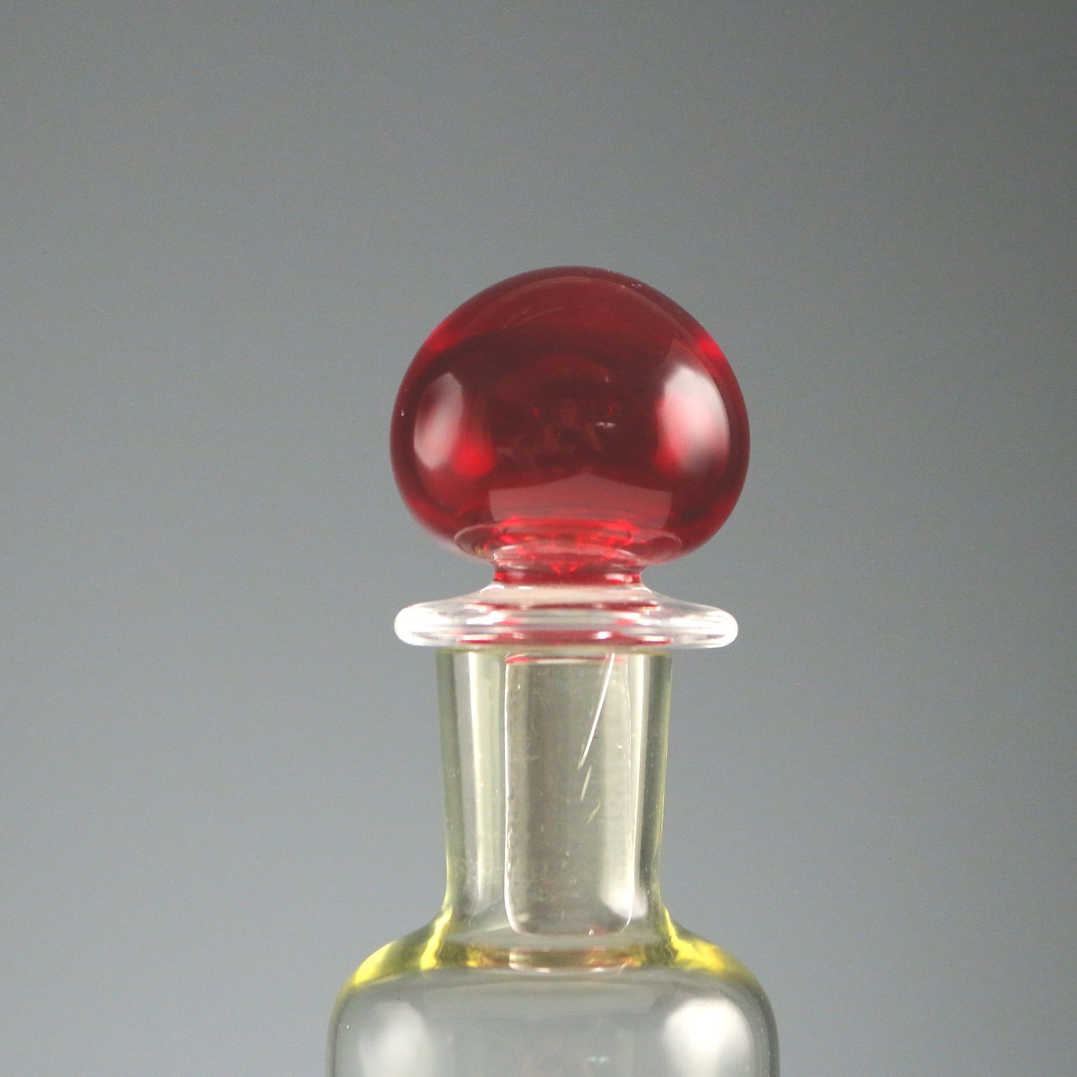 Vintage fles Carlo Moretti Murano Manufacture Italy jaren 1980 photo for sale