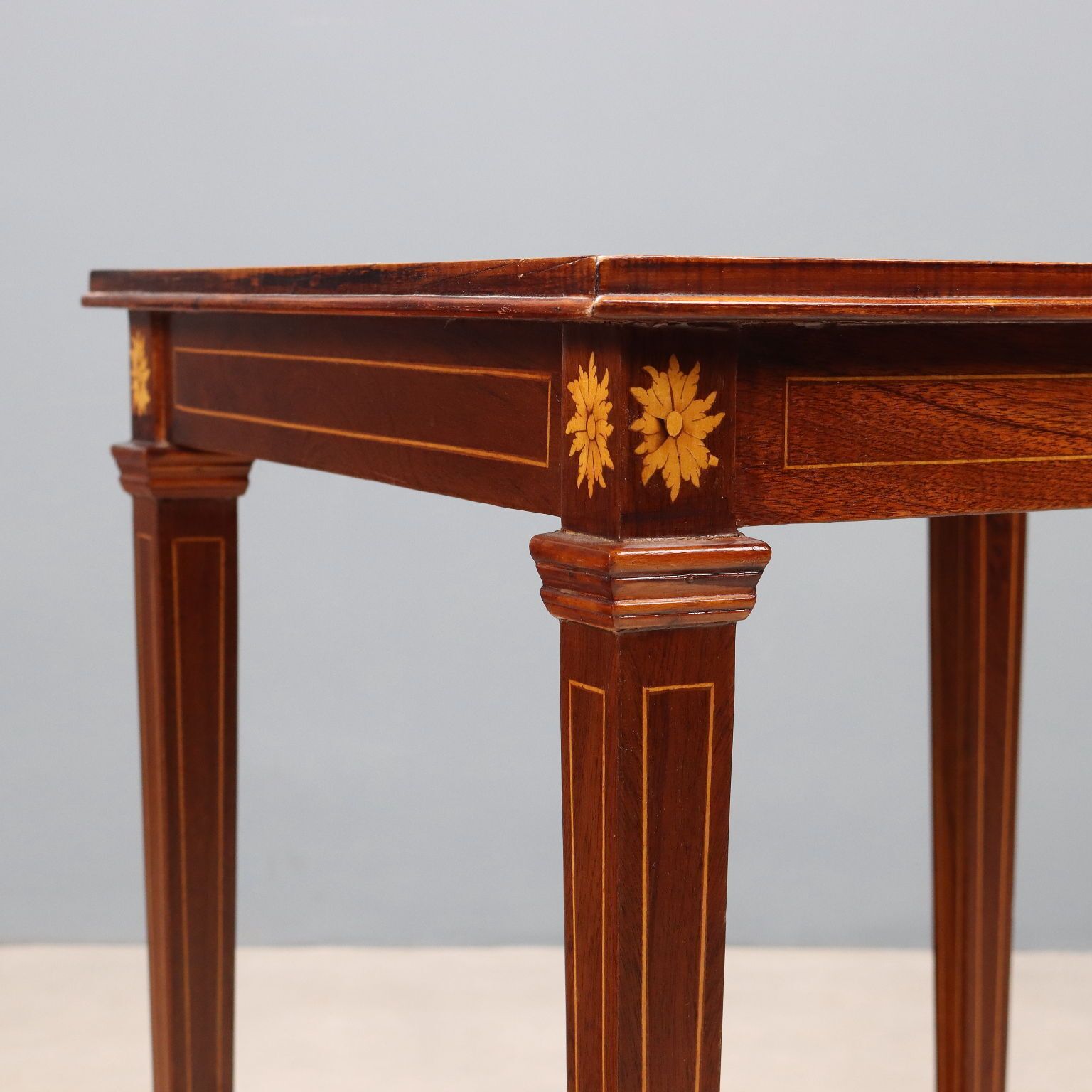 Small Antique Table Directoire Style Bois De Violette XX Century photo Furniture