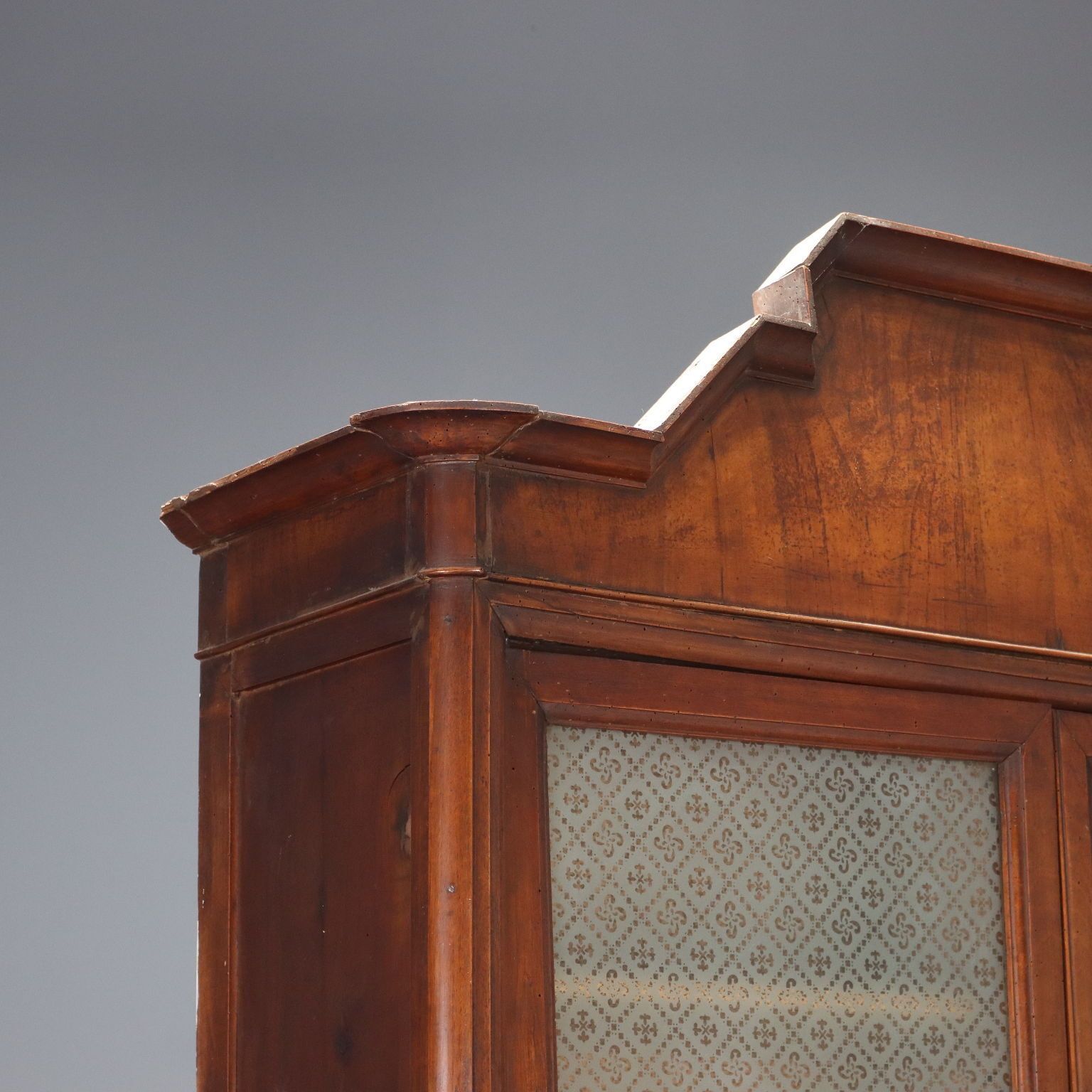 Antique Cupboard Umbertino Walnut Italy XIX Century photo 1030.0