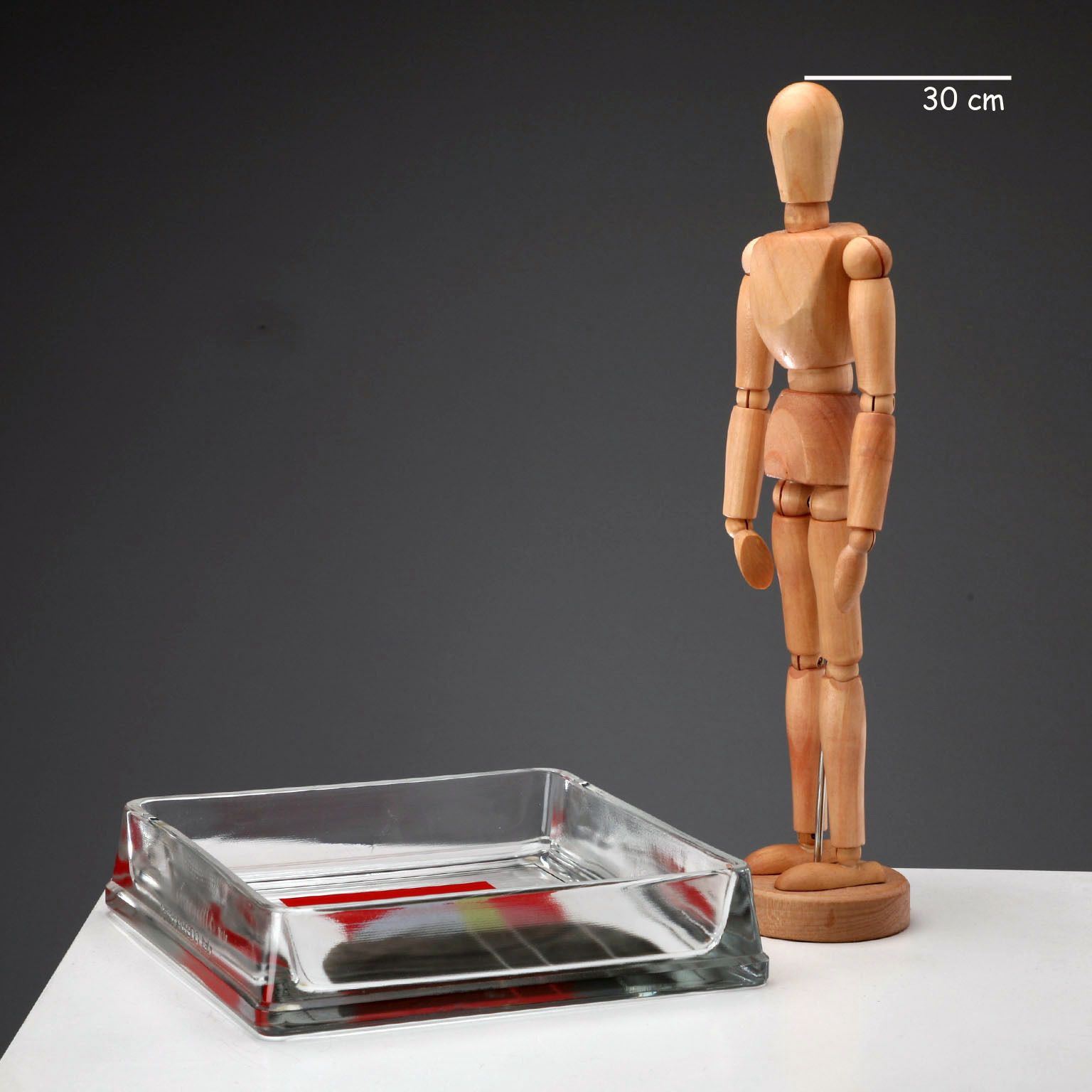 Vide-poche vintage en verre, design Empty Pockets, par Eugenio Carmi, Italie, 1999 photo furniture