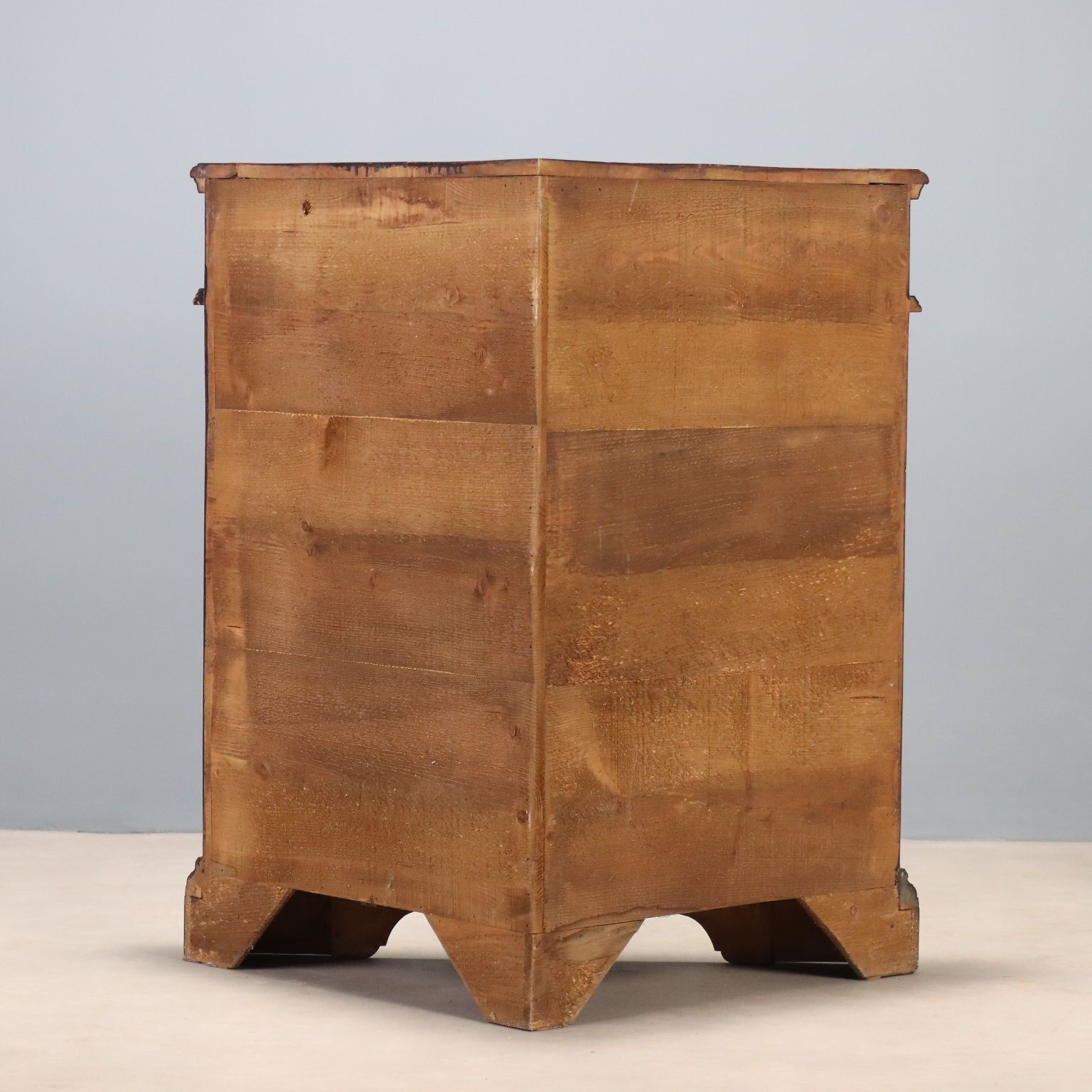 photo for sale Corner Cabinet In Walnut Baroque Style With Drawer   Italy 20th Century