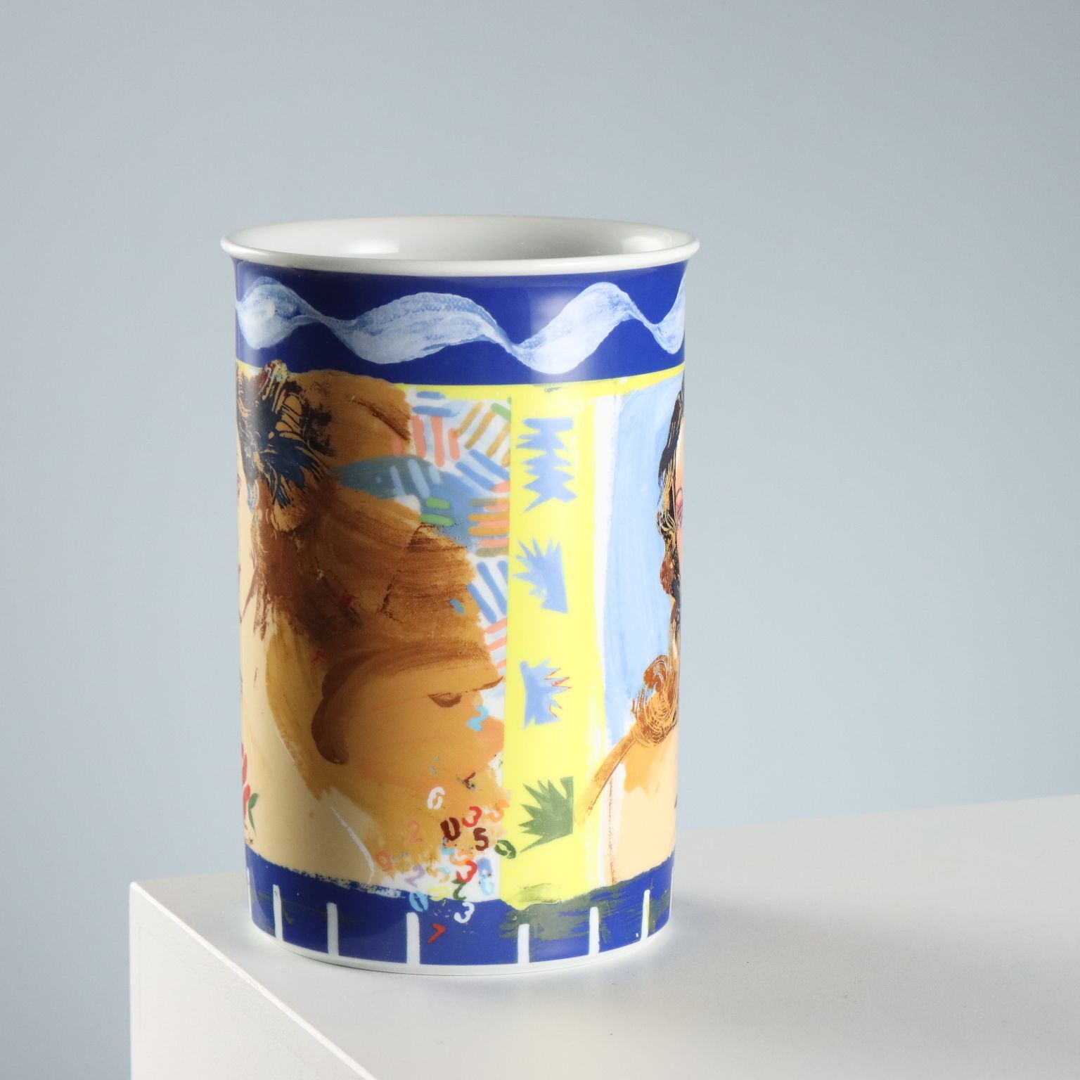 Vintage Vase Paul Giovanopoulos Rosenthal Porcelain 1980s 1990s photo for sale