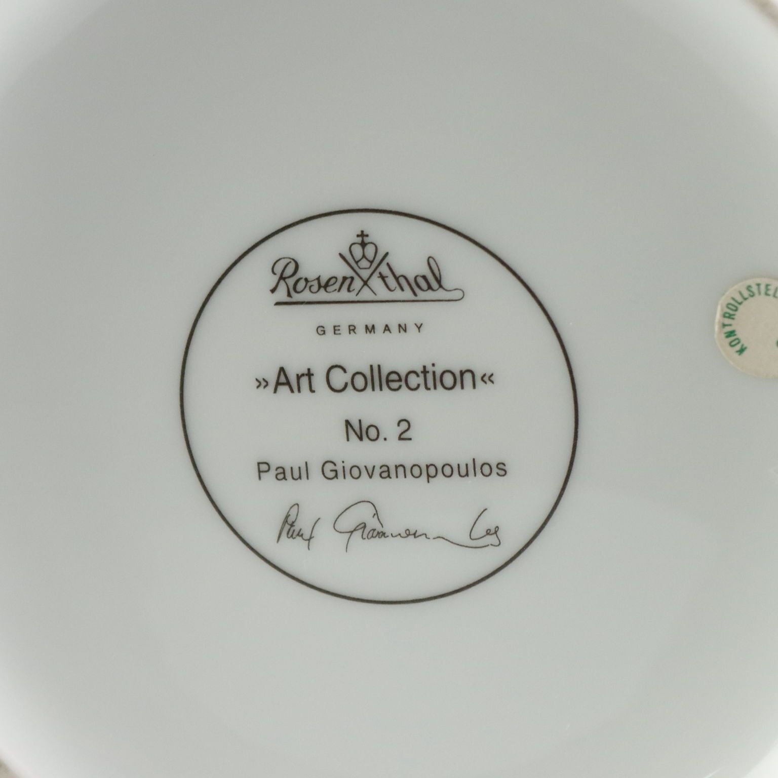 Vintage Vase Paul Giovanopoulos Rosenthal Porcelain 1980s 1990s photo buy