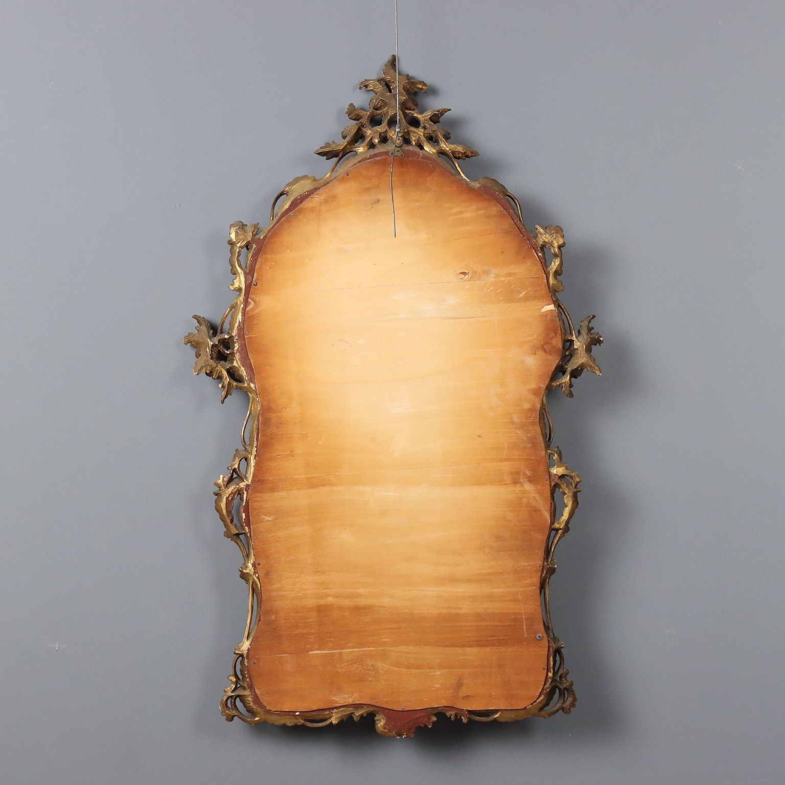 Home Decor Mirror Baroque Style Gilded Wood XX Century photo