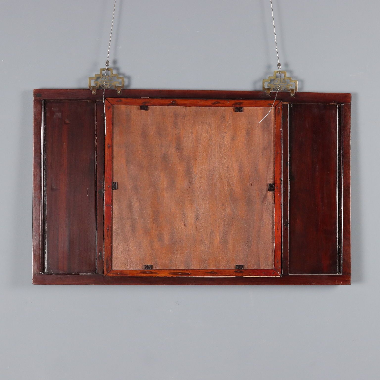 photo for sale Antieke spiegel, exotisch hout, Chinoiserie-snijwerk, 19e eeuw