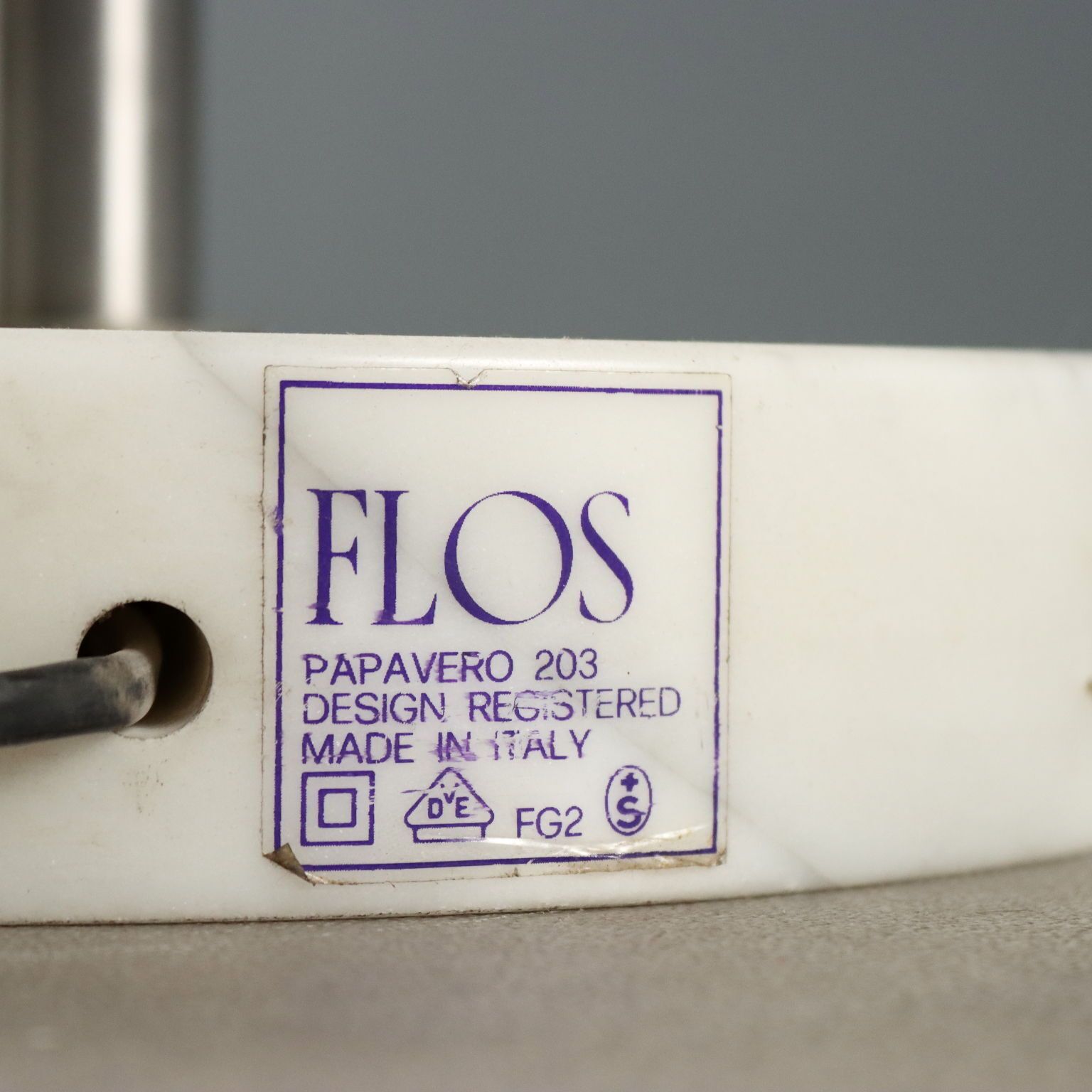 Lampe Flos Papavero vintage, par Achille et P. Giacomo Castiglioni photo vintage