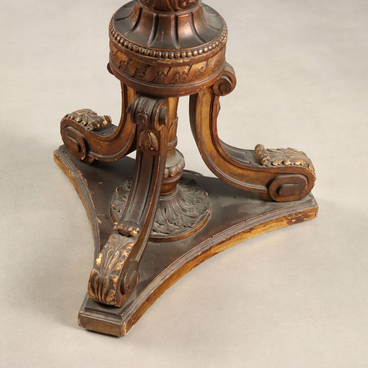 photo for sale Kandelaar Neoclassicistisch Hout IJzer Italië 19e eeuw