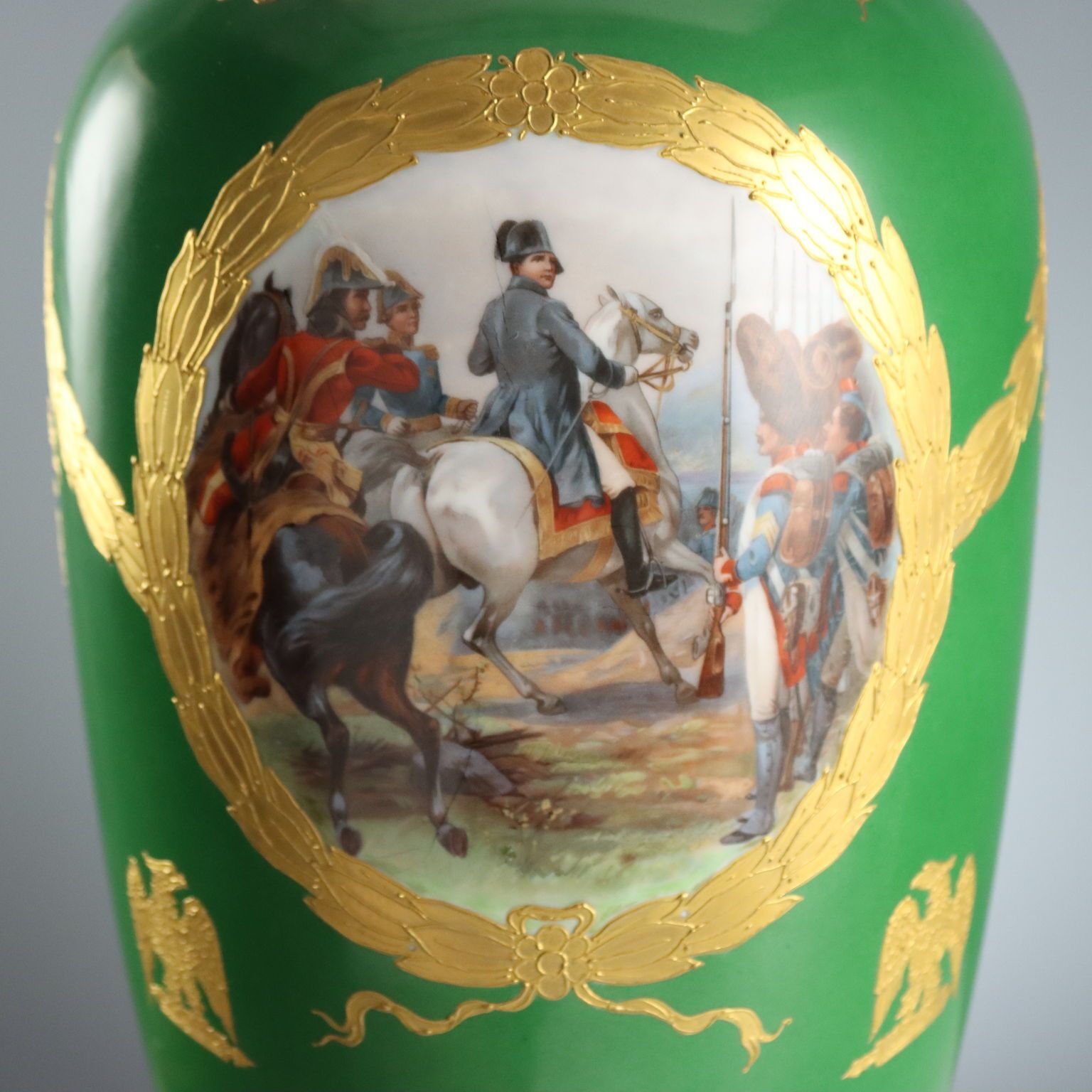 Antieke vaas Napoleon III porselein Frankrijk eind 19e eeuw photo for sale