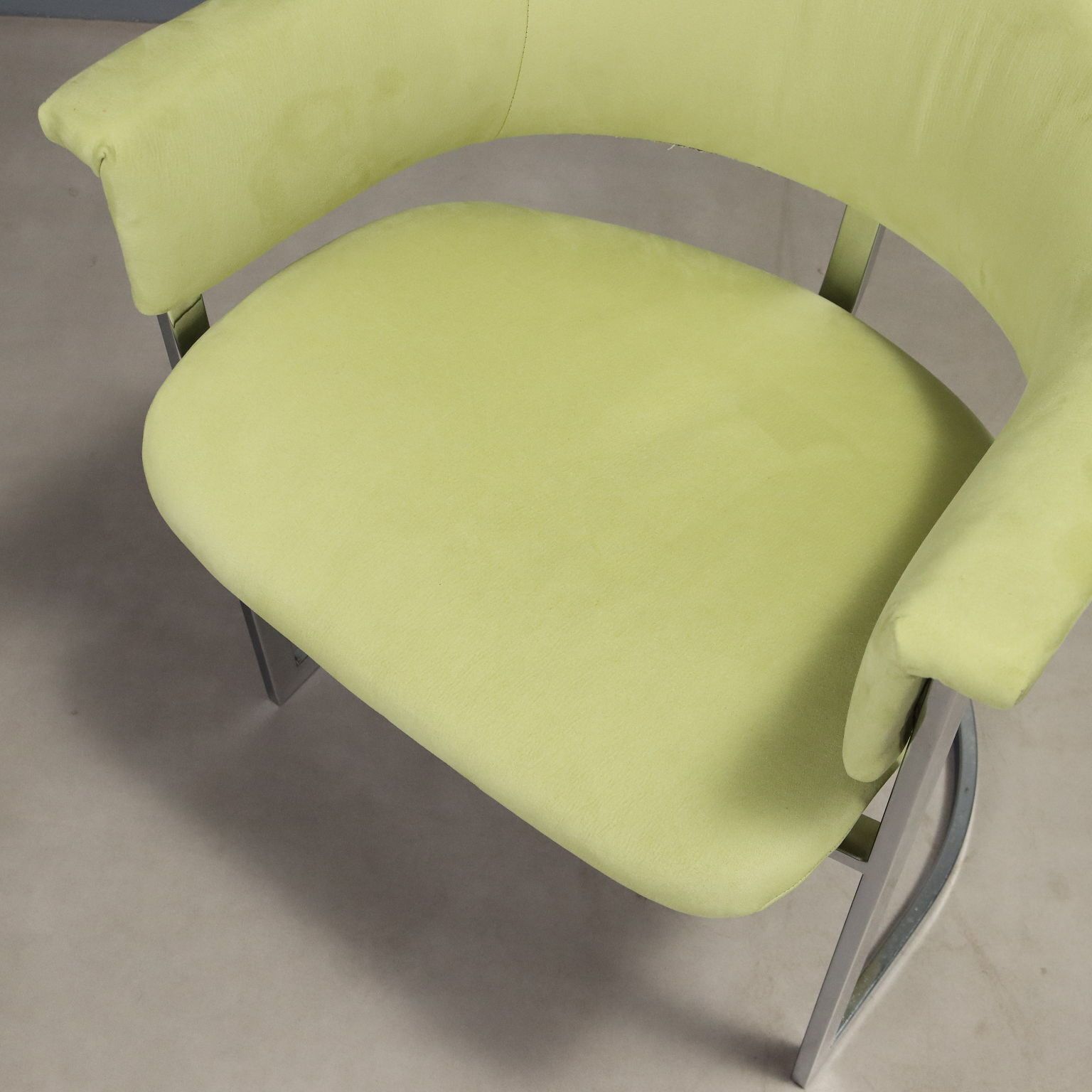 photo furniture Vintage Saporiti Chairs Design Vittorio Introini Fabric 1970s