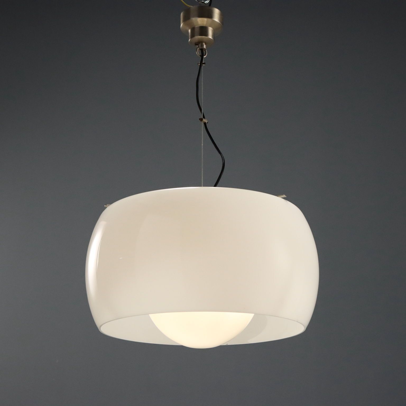 Artemide Clinio Lamp Vintage Metaal Glas Design jaren 1960