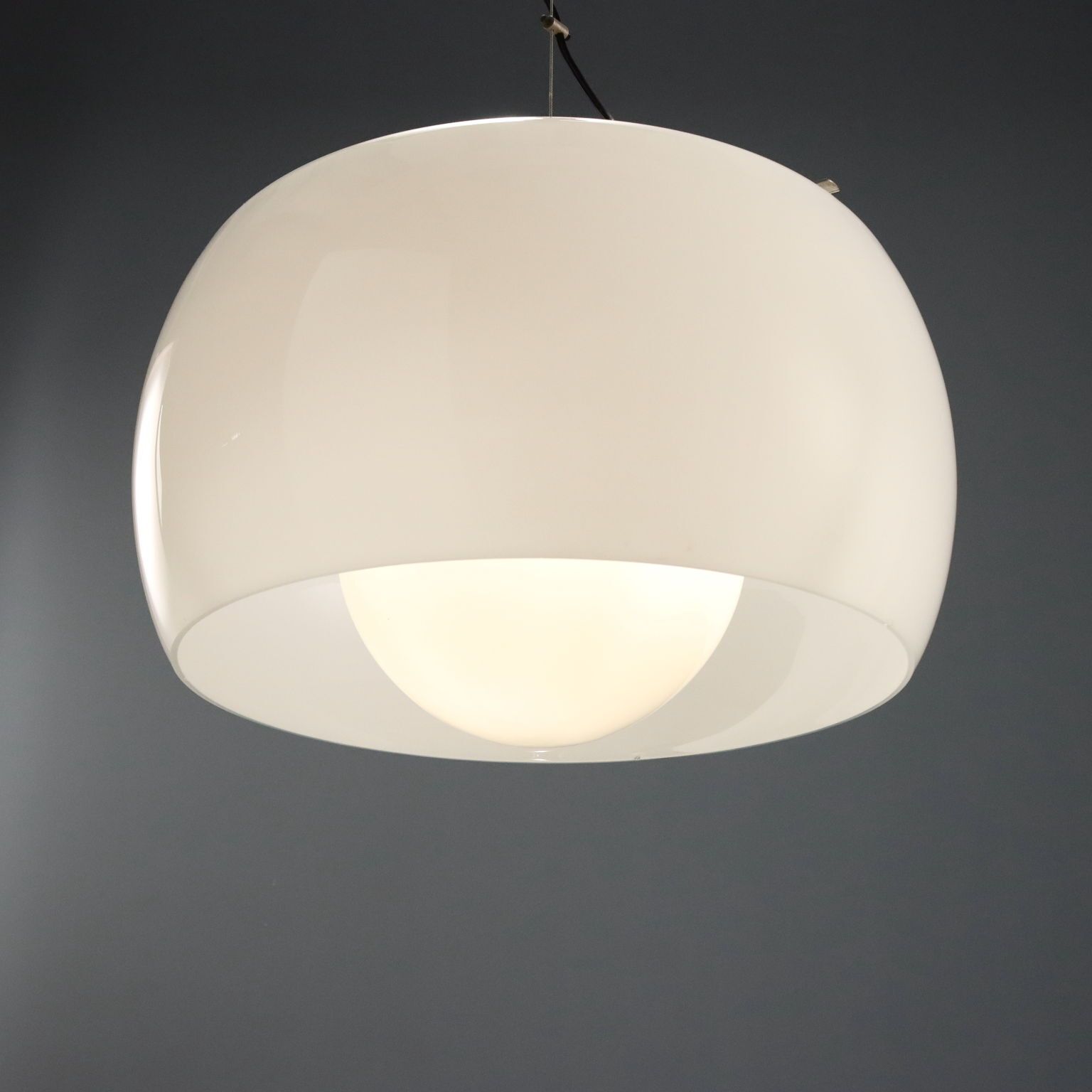 Artemide Clinio Lamp Vintage Metaal Glas Design jaren 1960 photo for sale