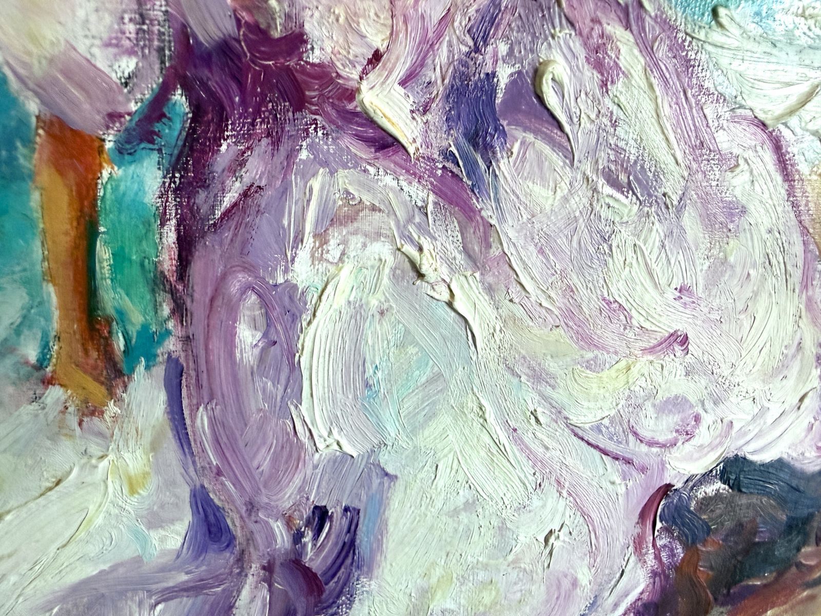 José Antonio Pineda Bueno, Femme méditerranéenne au bord de la mer, peinture figurative espagnole à l'huile sur toile, Europe, 2000 photo vinterior
