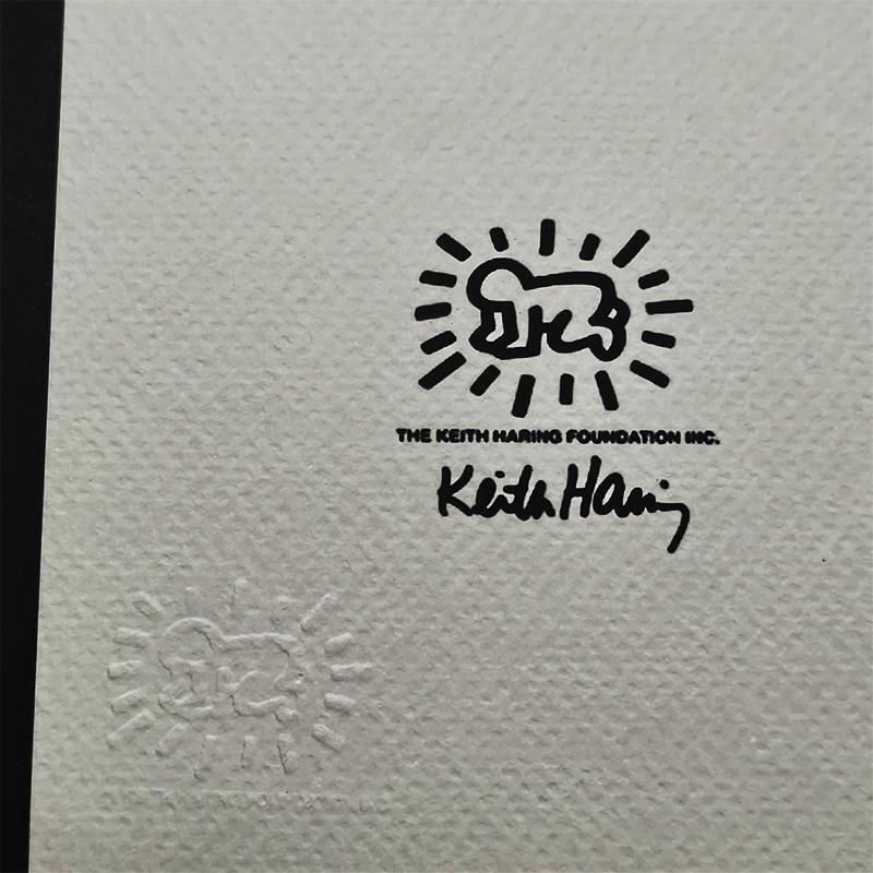 Lithographie en édition limitée Keith Haring, numérotée au crayon, années 1990. photo 373.0