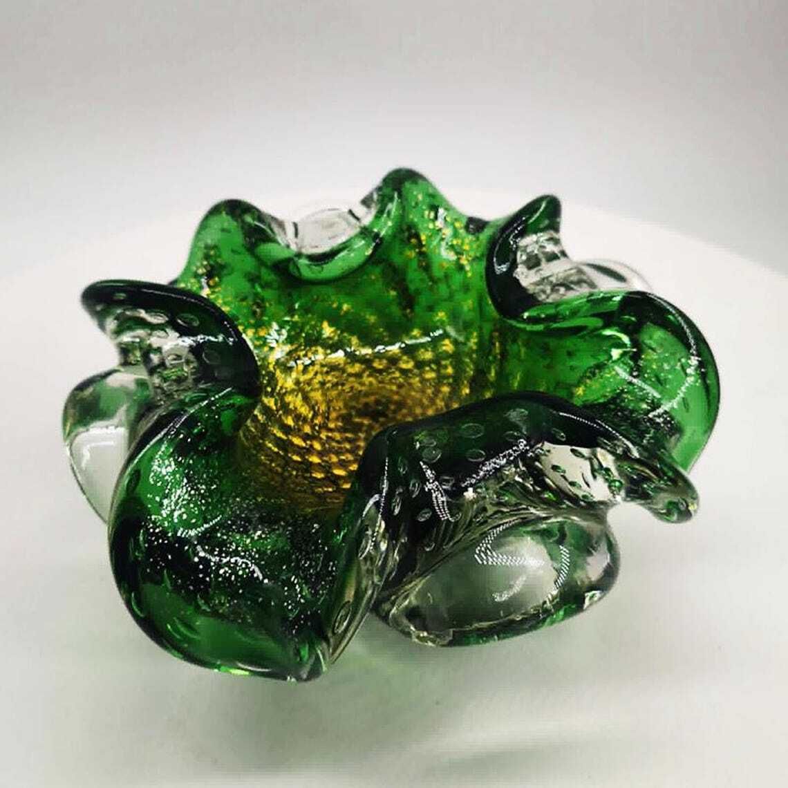Cendrier ou vide-poche en verre de Murano, années 1960. Fabriqué en Italie. photo buy