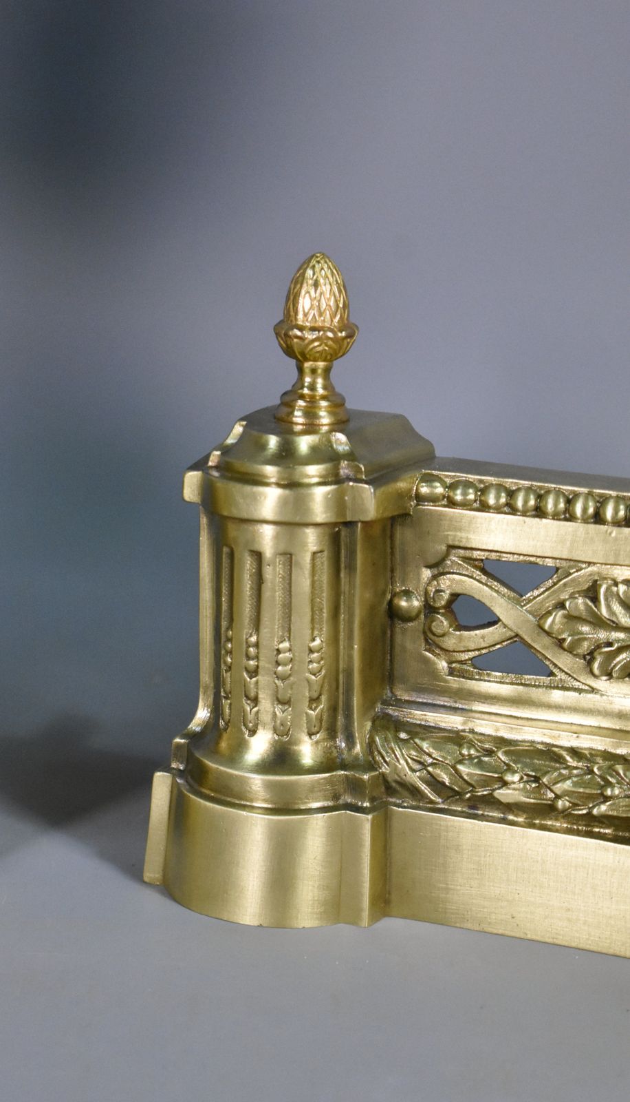 Paire de chenets français en bronze, Napoléon III, XIXe siècle photo buy