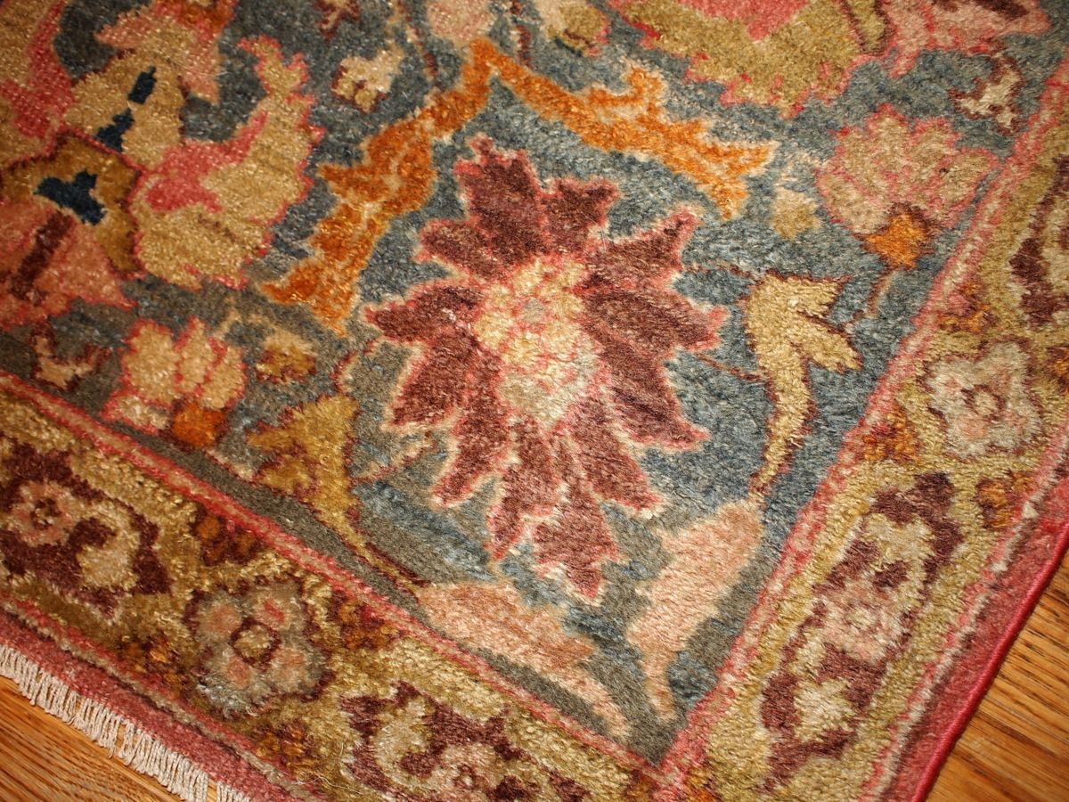 Tapis indien d'époque Loristan fait main, 5.8' x 8.8' (176 cm x 268 cm), années 1880 photo vinterior