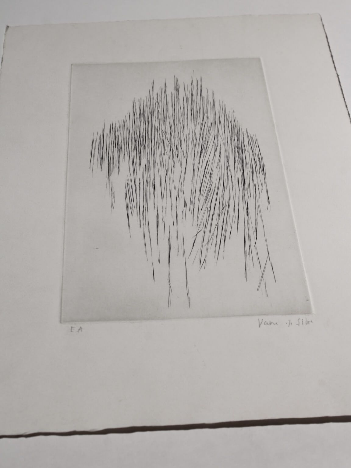 photo furniture Maria Helena Vieira Da Silva, Untitled Etching, 1980
