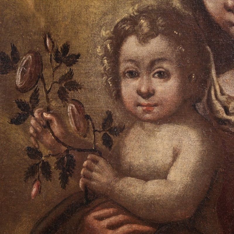 photo furniture Peinture italienne d'époque, Madone à l'Enfant, XVIIe siècle