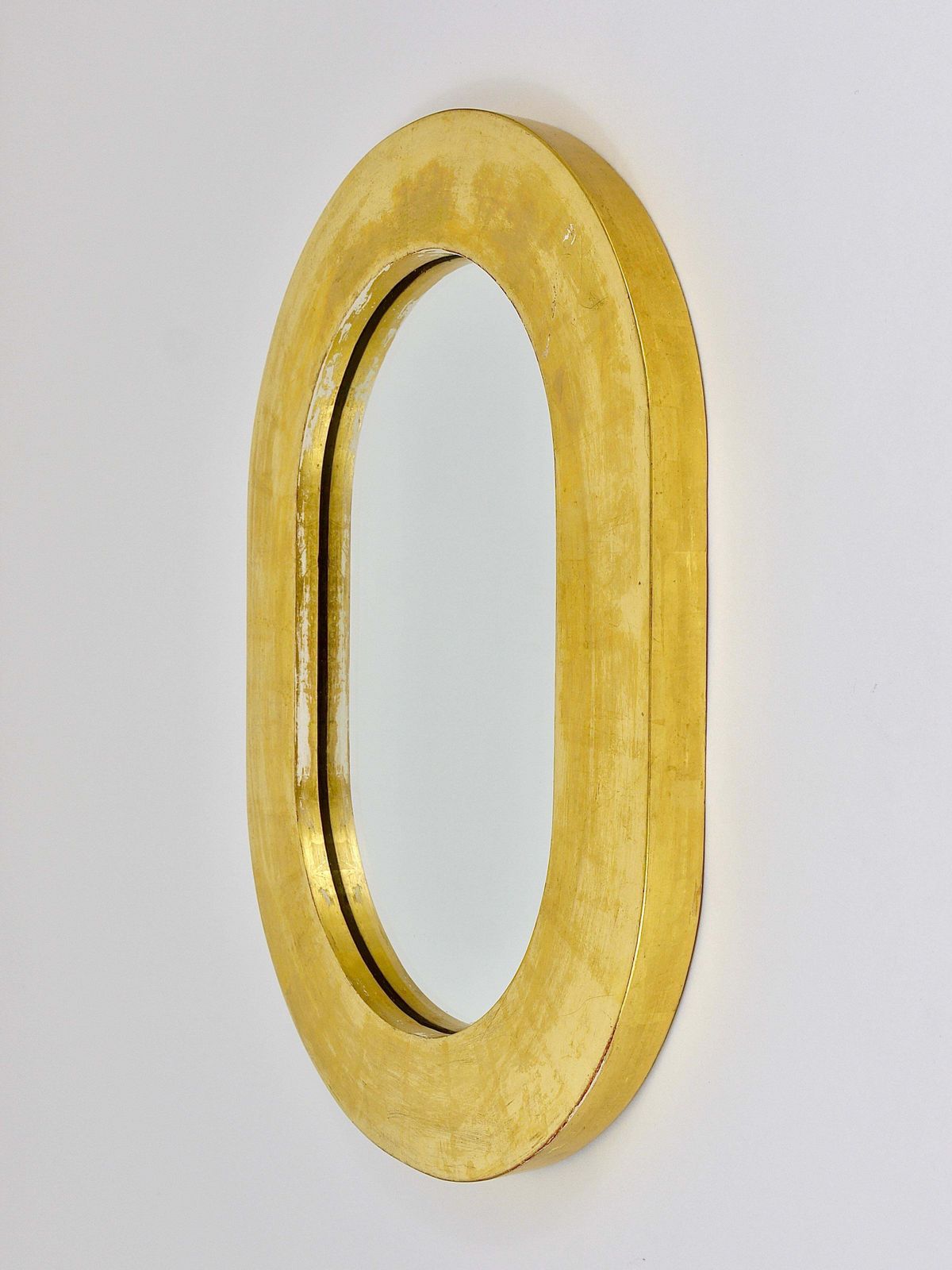 Carl Aubock Gold Plated Midcentury Wall Mirror, Austria, 1960s photo buy