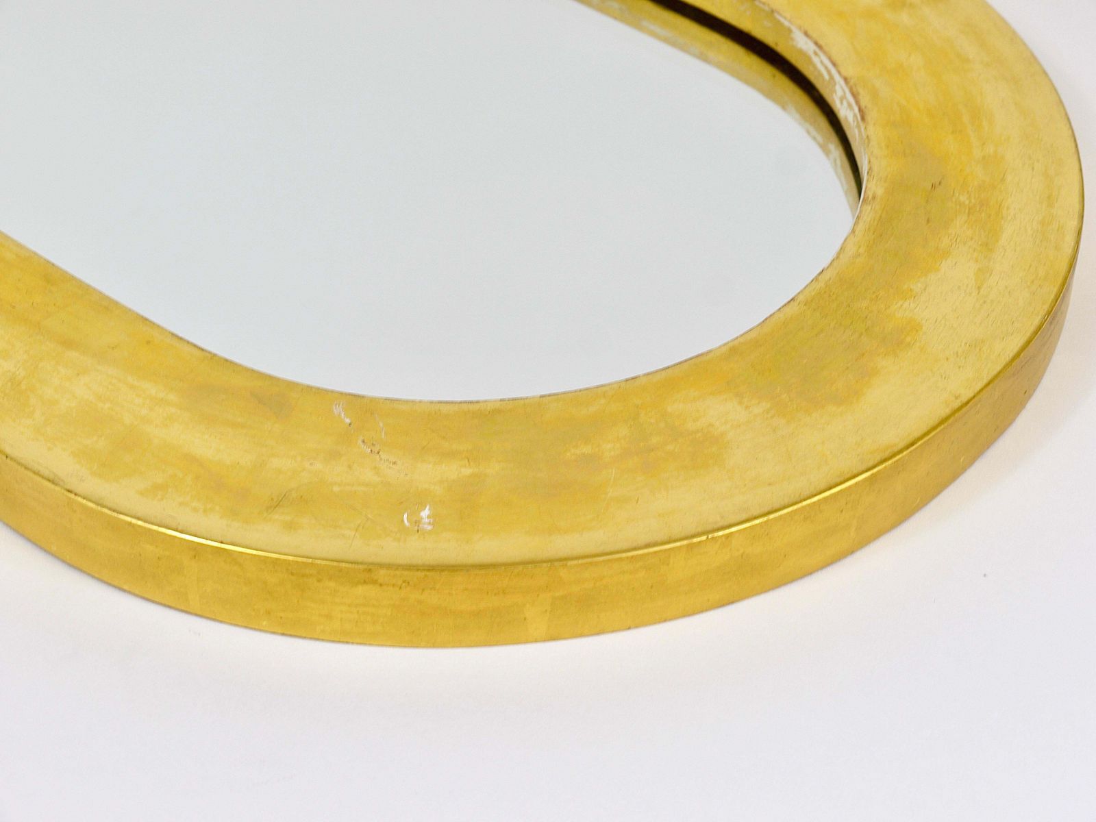 photo buy Carl Aubock Gold Plated Midcentury Wall Mirror, Austria, 1960s