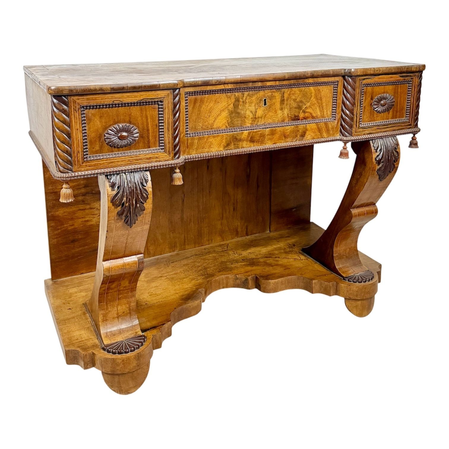 Art Deco stijl consoletafel met één lade