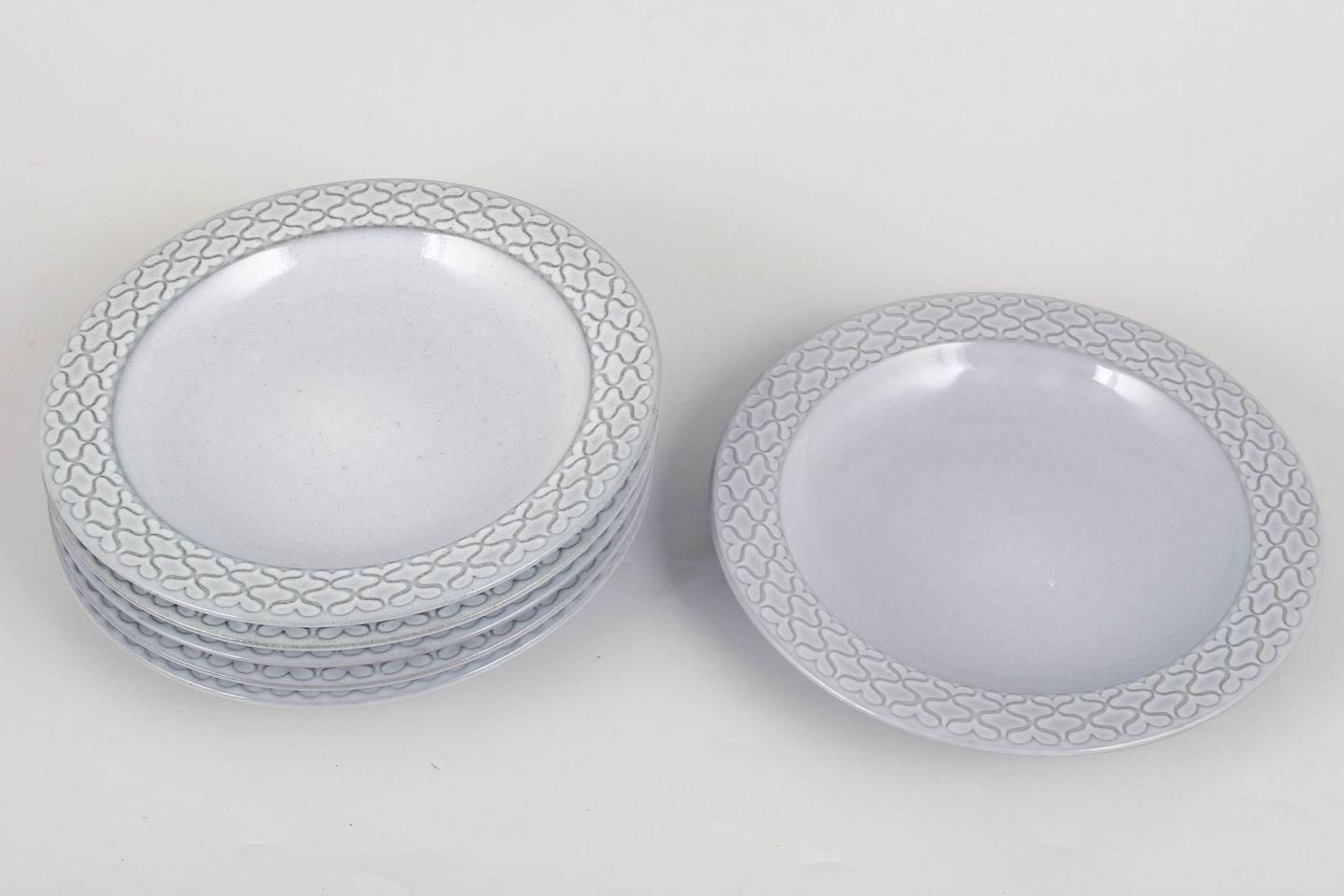 Lot de six assiettes creuses Jens Harald Quistgaard pour Kronjyden / Bing & Grøndahl photo furniture