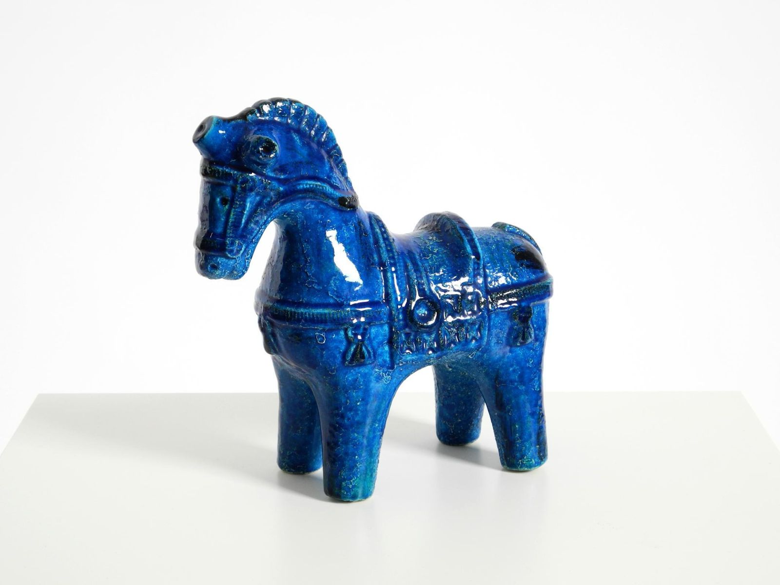 1960s Ceramic Horse From The Rimini Blue Collection By Aldo Londi For Bitossi photo furniture