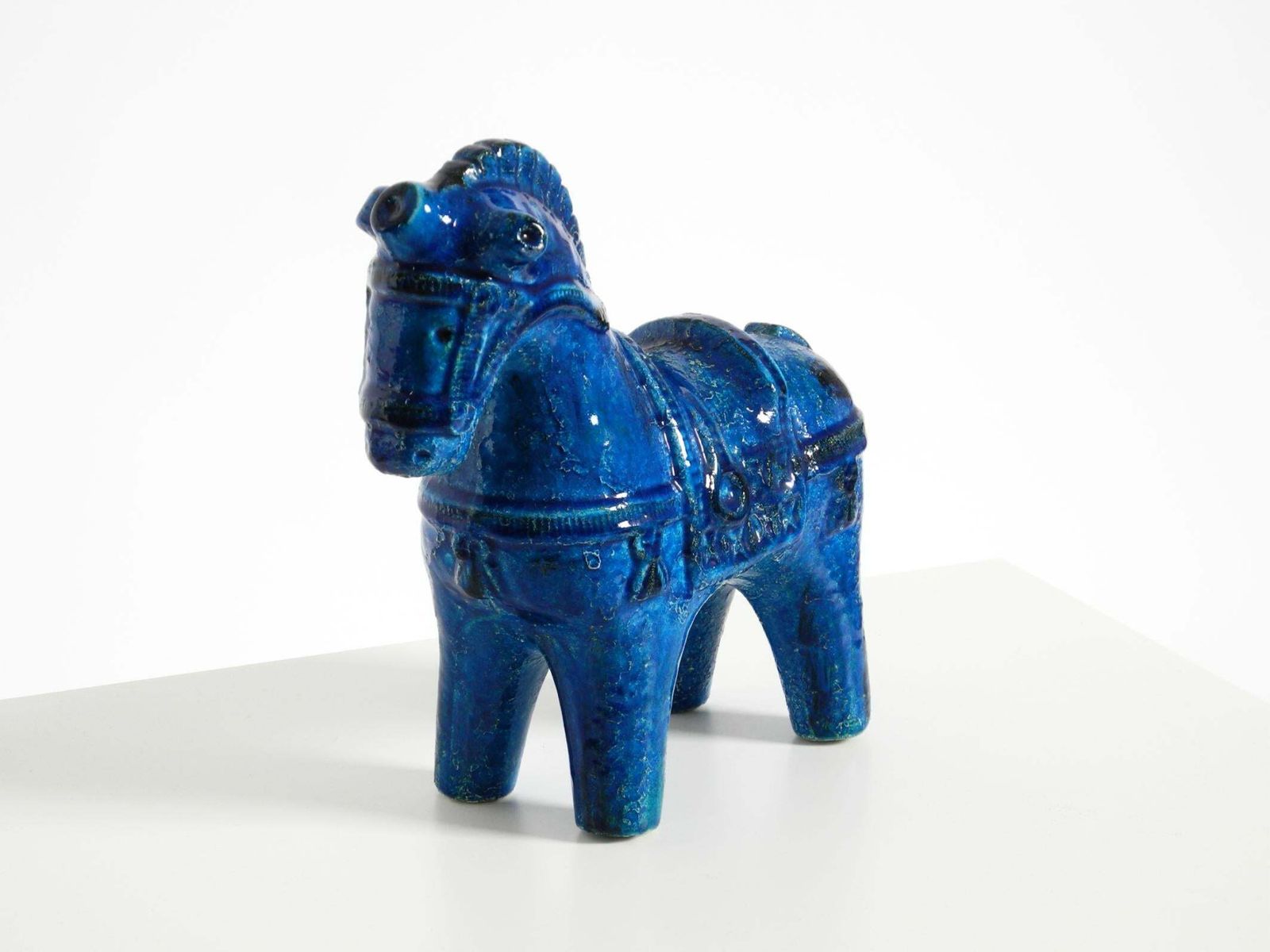 Keramisch paard uit de jaren 1960, Rimini Blu collectie, Aldo Londi voor Bitossi photo Kunst
