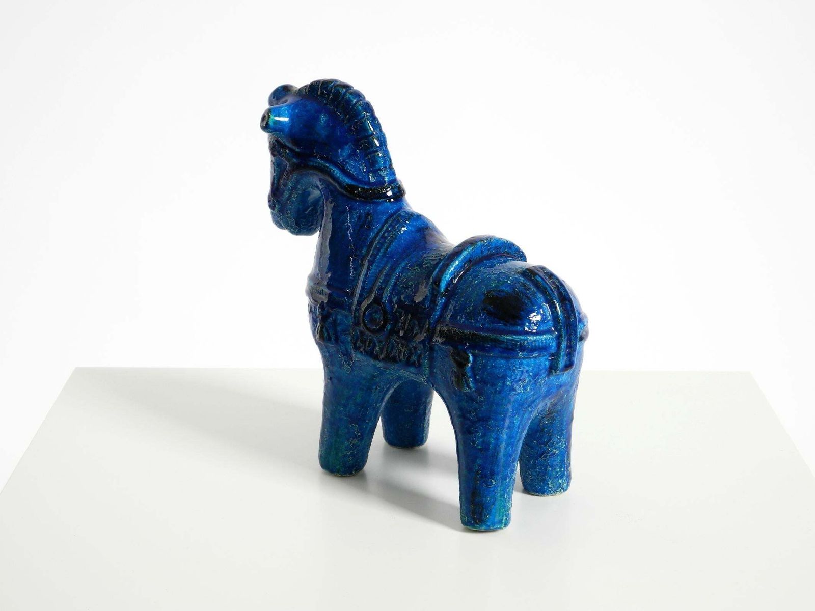 Keramisch paard uit de jaren 1960, Rimini Blu collectie, Aldo Londi voor Bitossi photo vinterior